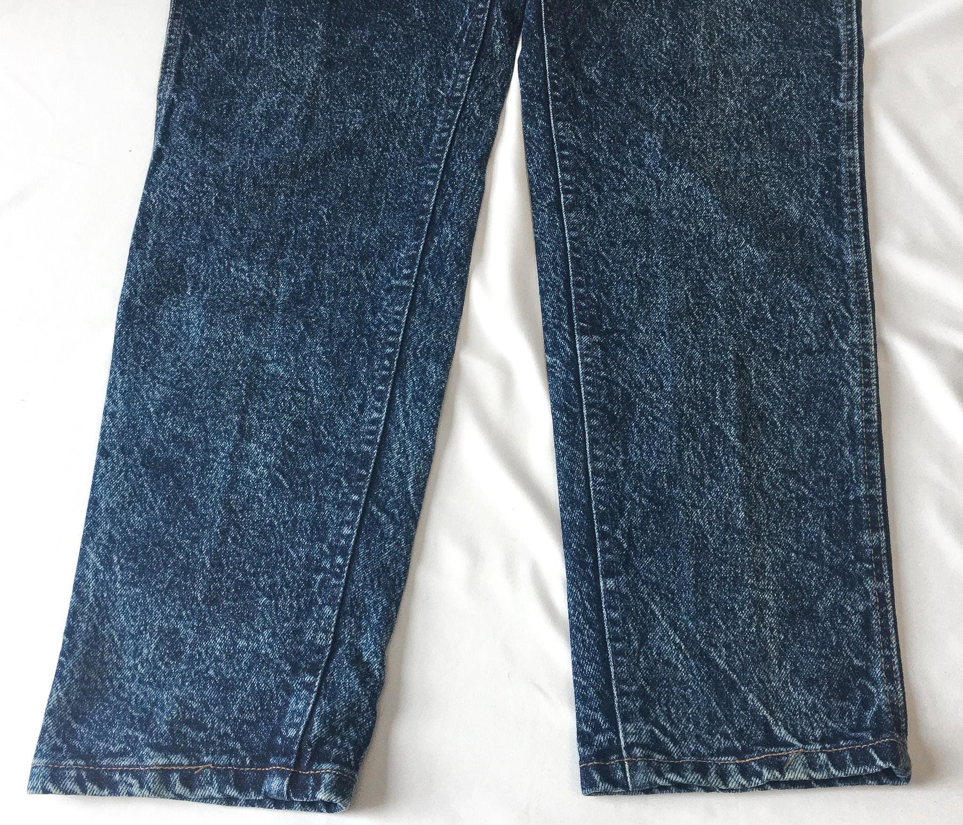 Vintage 90s Lee Dark Acid Wash High Rise Baggy Jeans, 30" x 31"