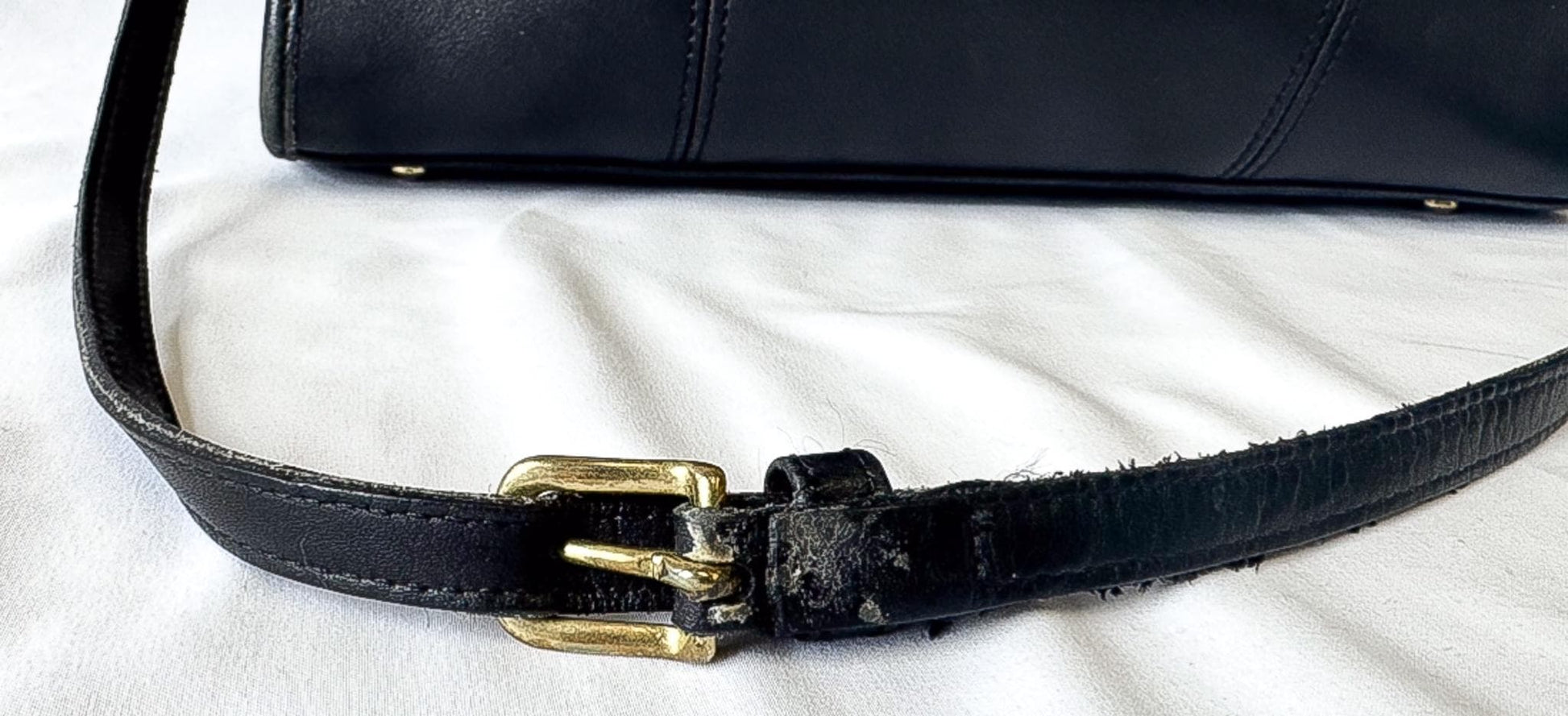 90s Coach Beaumont Black Leather Doctor Satchel Top Handle with Detachable Crossbody Strap, Style 9871, Vintage Rare Coach Handbag