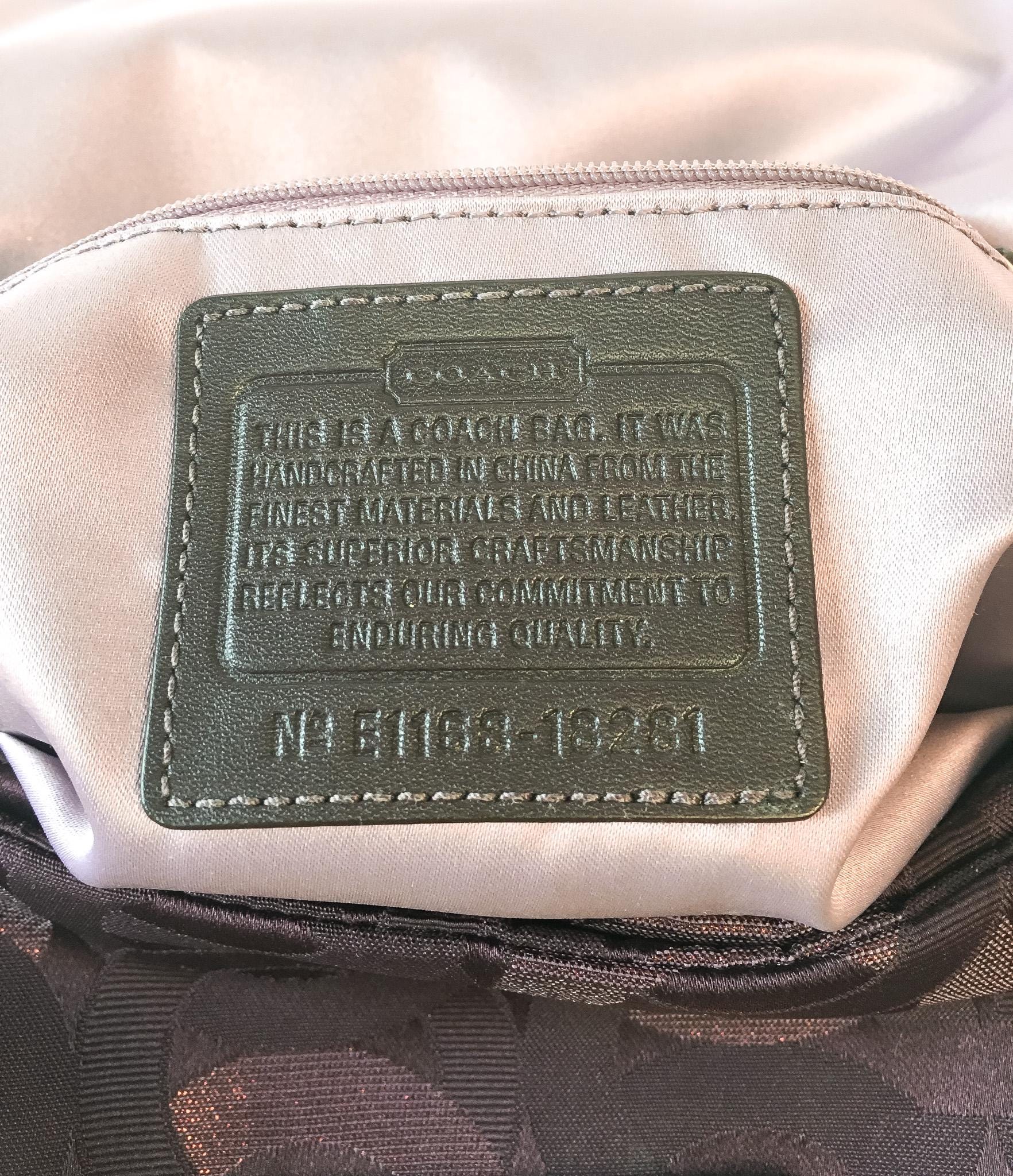 Y2K 00s Coach Signature C Kristin Op Art Lurex Burgundy/Wine Shoulder Bag, Style 18281, Y2K Vintage Coach Purse