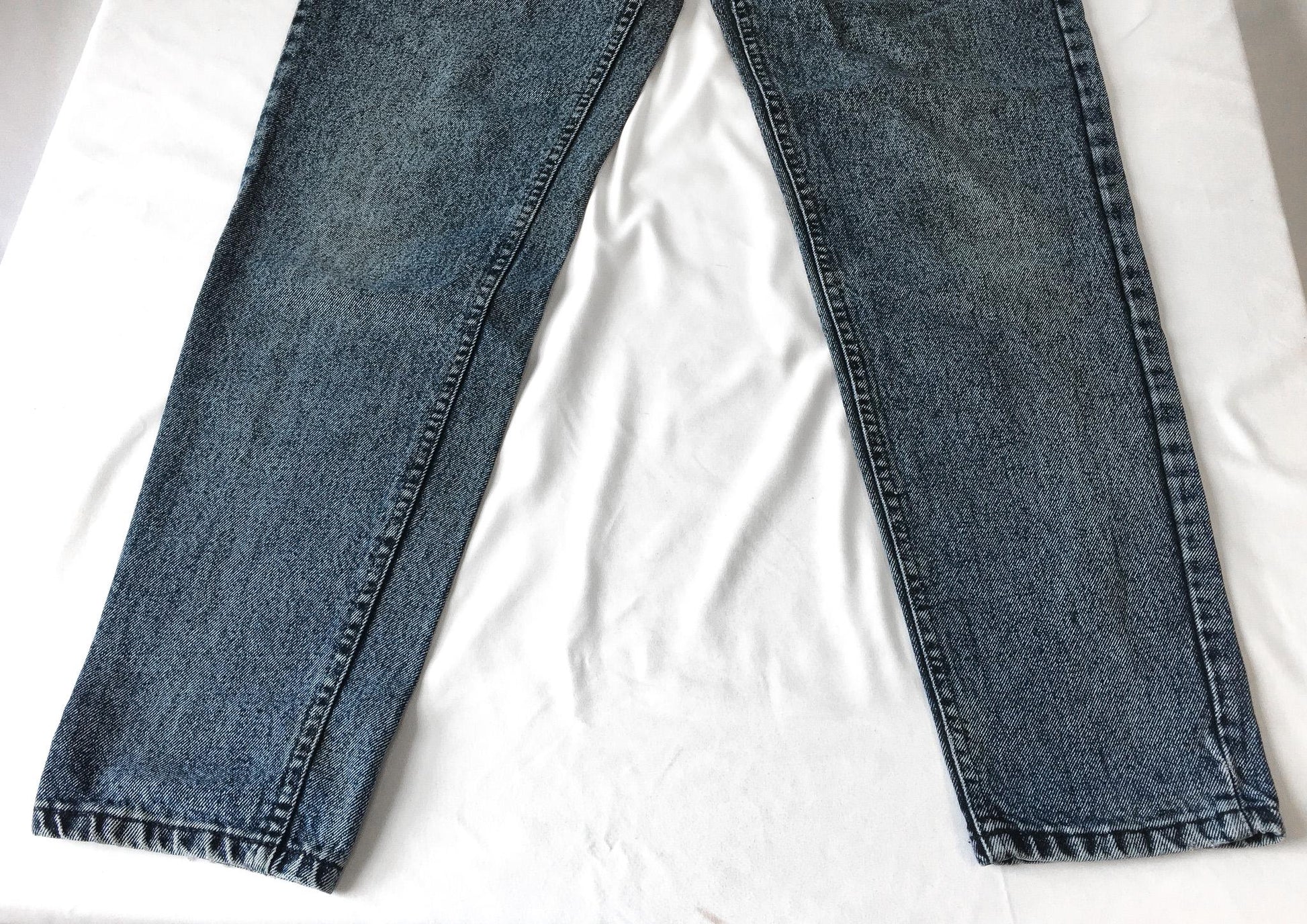 Vintage Lee Acid Dark Wash Straight Leg Tapered Denim Jeans, 29" x 32"