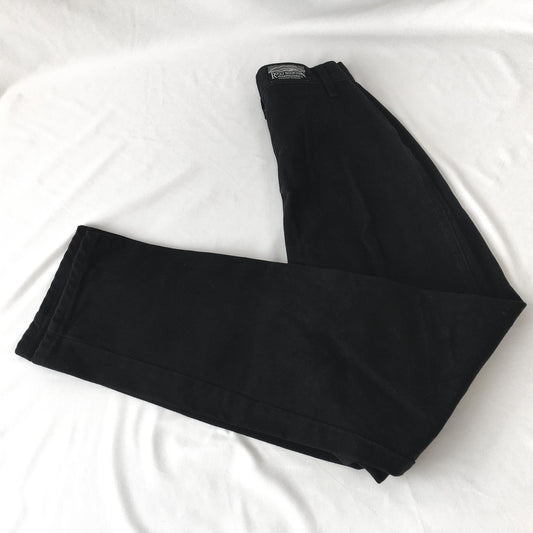 Vintage Rockies Black Tapered Mom Jeans, Sz. 25" x 32", Vintage Everyday Classic Western Jeans