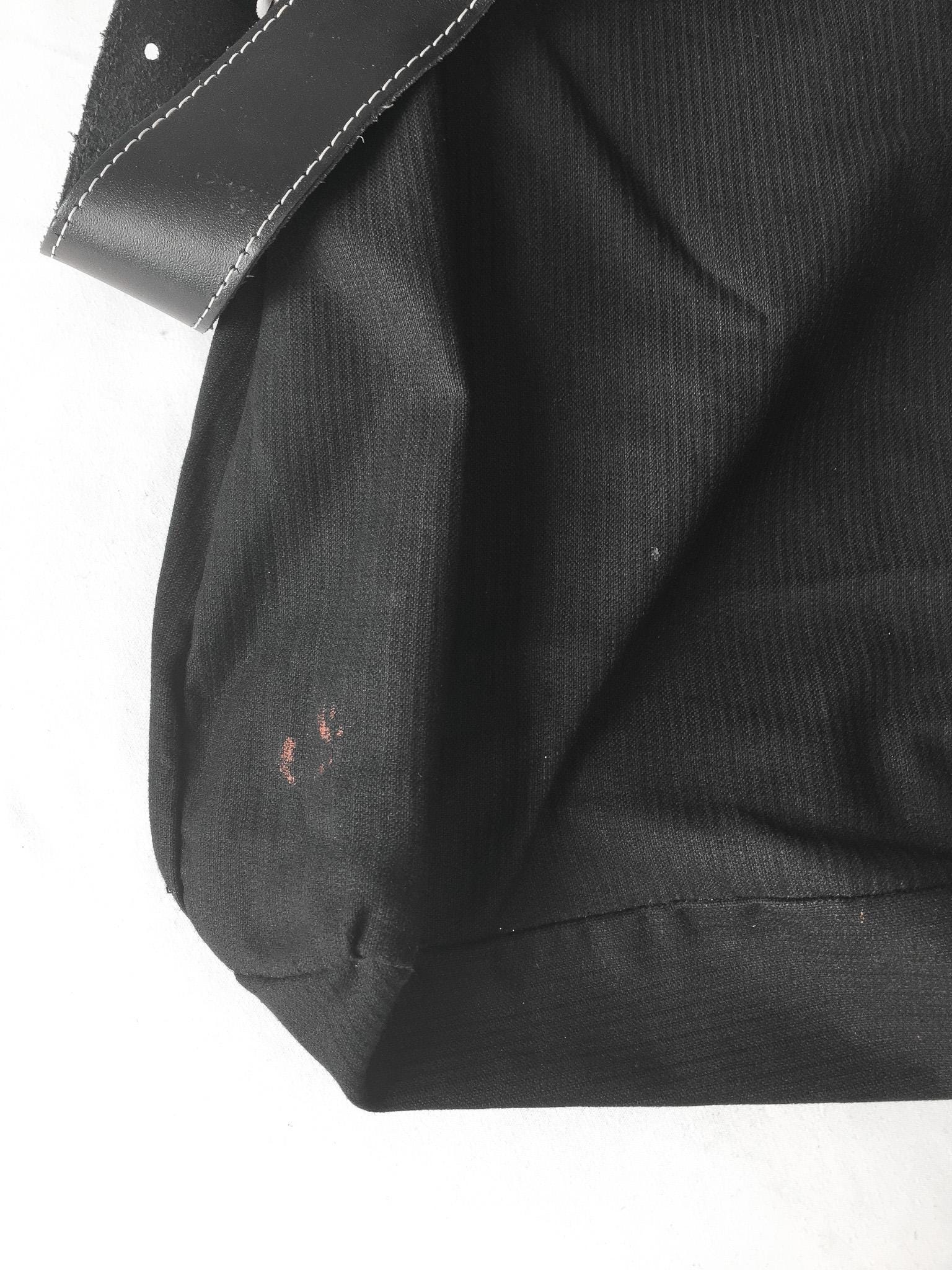 Black Harley Davidson Pebbled Leather Drawstring Bucket Shoulder Crossbody Bag, 00s Y2K Harley Biker Moto Style Handbag