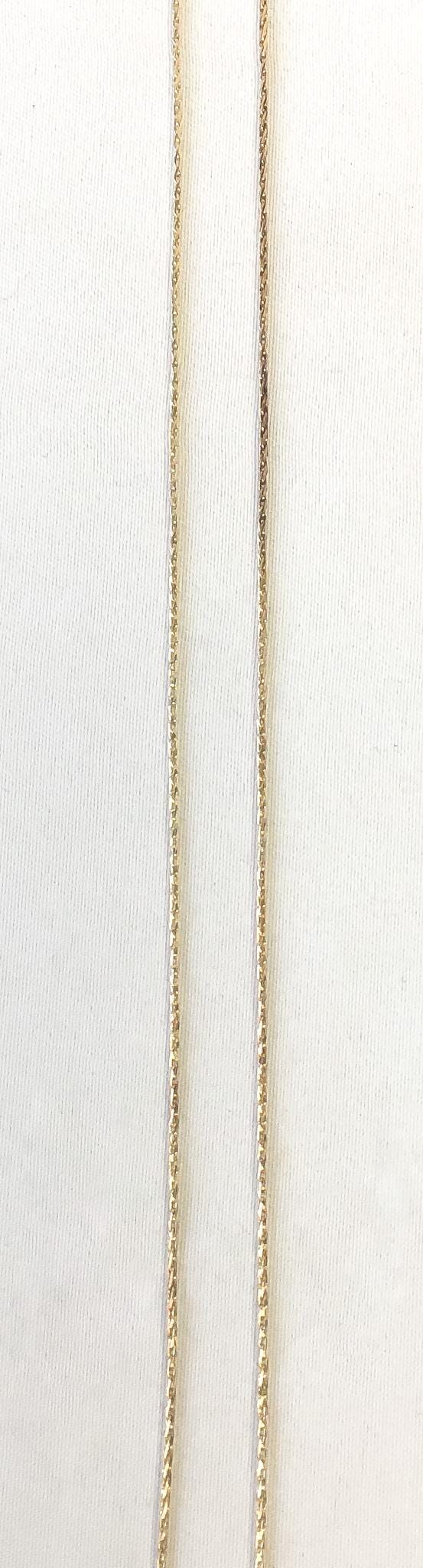 Vintage 14K Yellow Gold Love Bird Etched Oval Locket on 14K 18 Inch Chain, Vintage Elegant Simple Etched Minimalist Locket