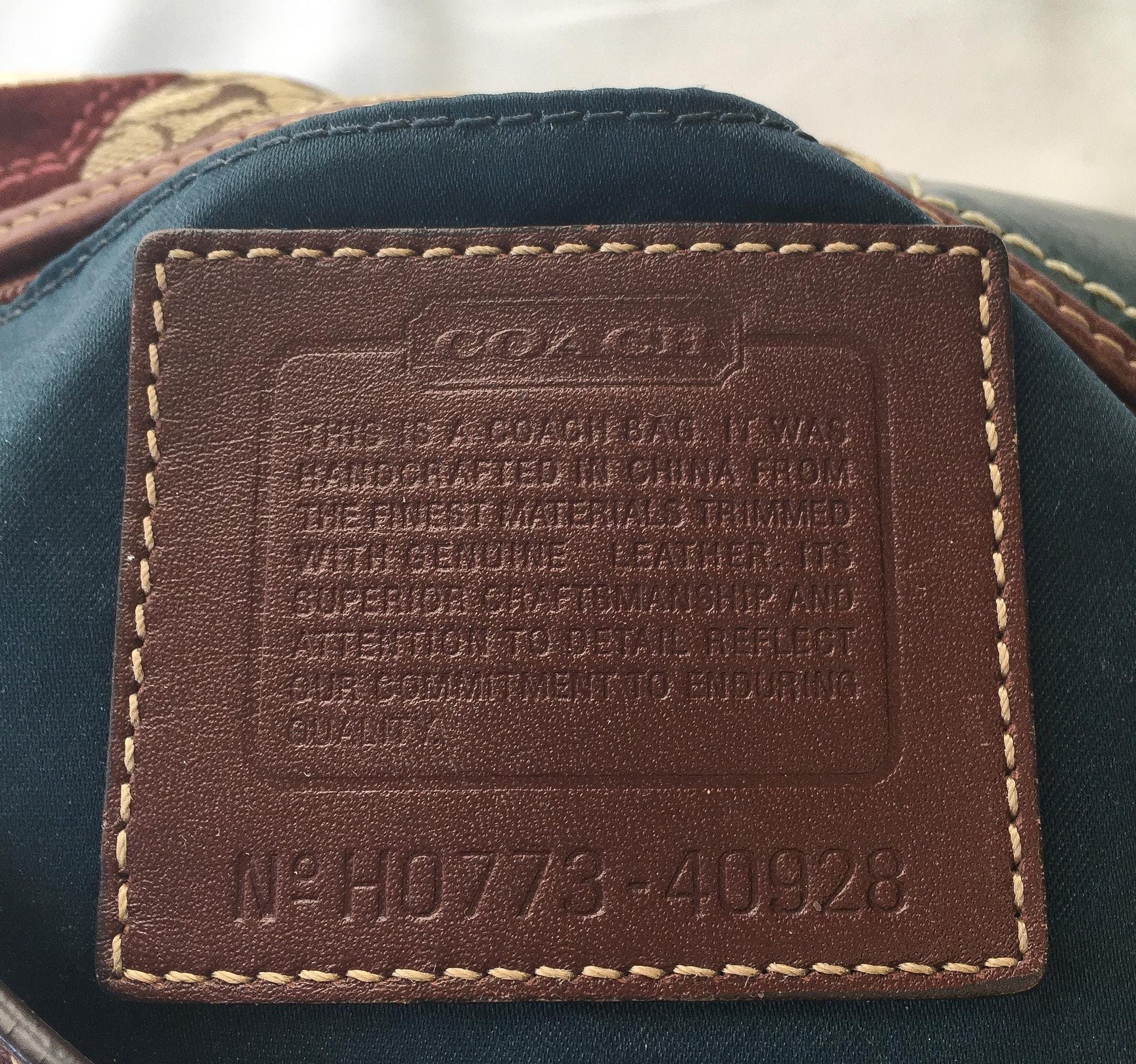 Y2K Coach Bleeker Holiday Patchwork Multicolor Sufflete Leather Suede Mini Bag, Style 40928, Vintage 00s Coach Handbag