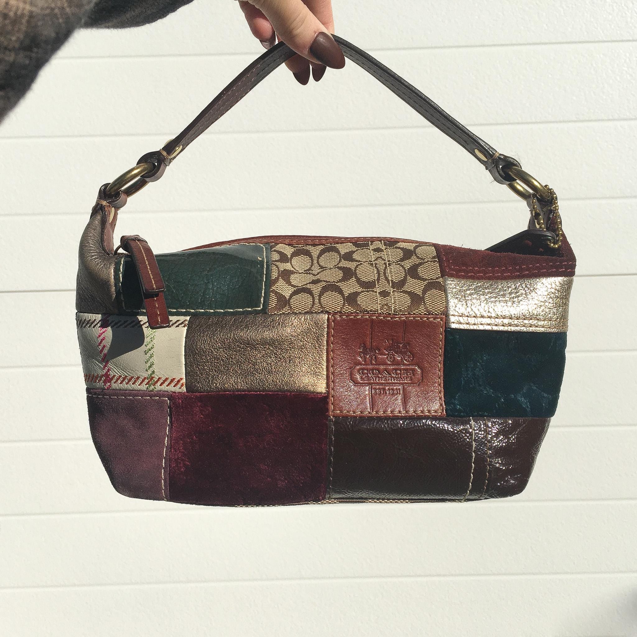 COACH Archive Handbag y2k スタッズ バッグ レザー Vtg COACH Y2K