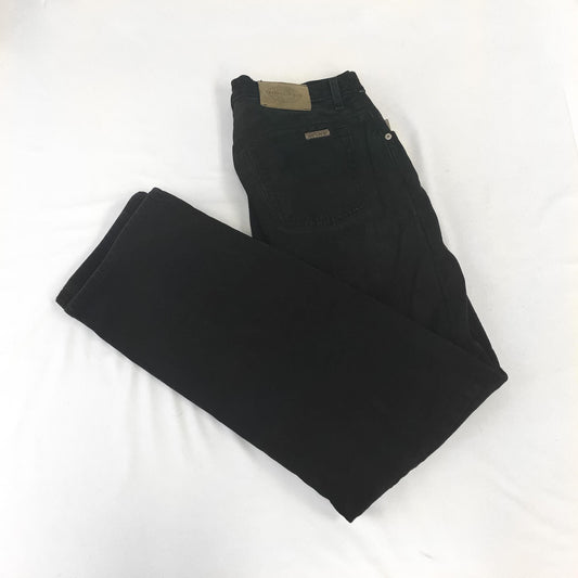 Vintage Skotts Suede Black Straight Leg Suede Pants, Unisex Sz. 31" x 30.5", Vintage Unisex Leather Pants