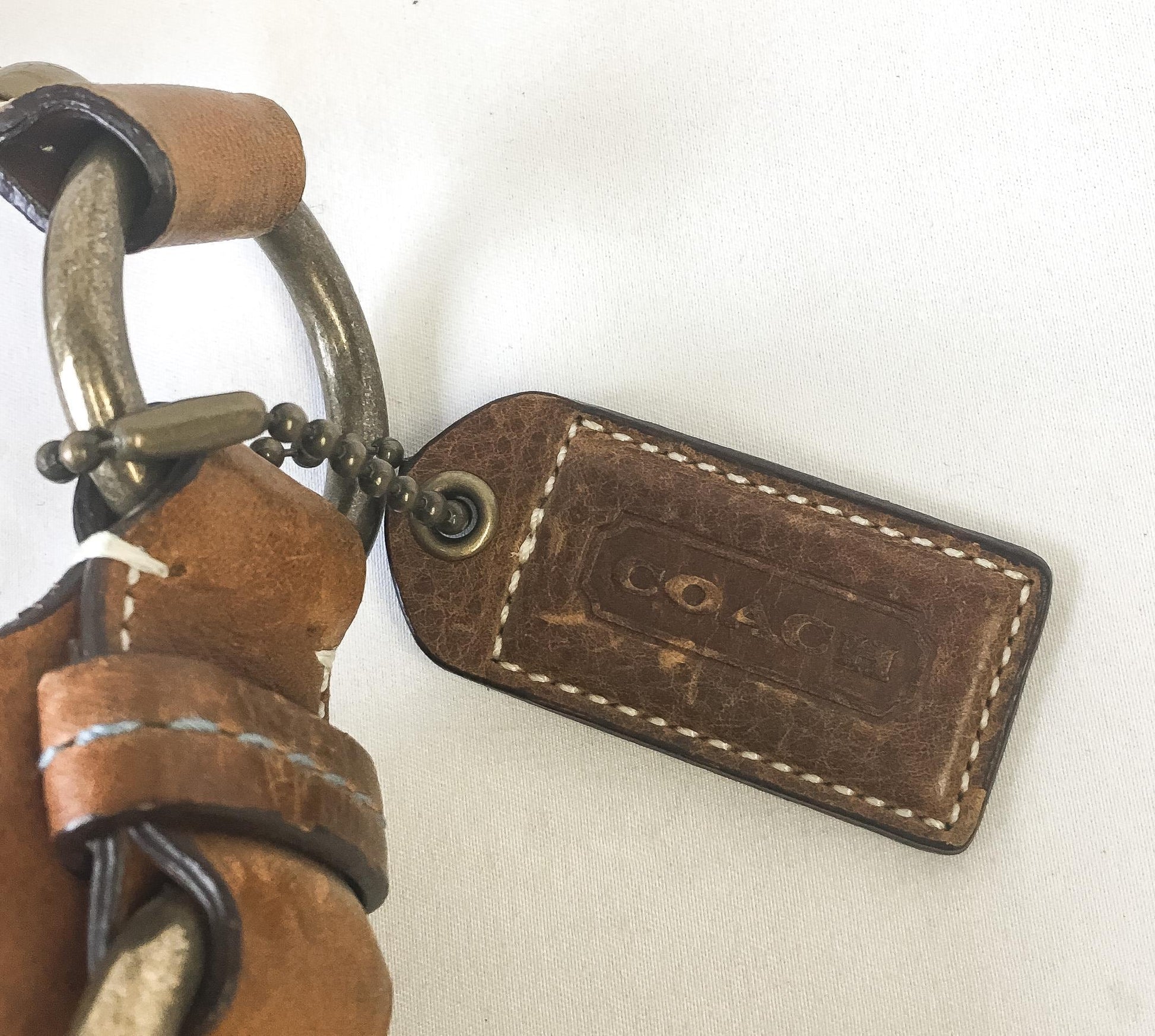 Y2K 00s Coach Carly Denim Patchwork Shoulder Bag, Style #10814, Unique Y2K Coach Handbag