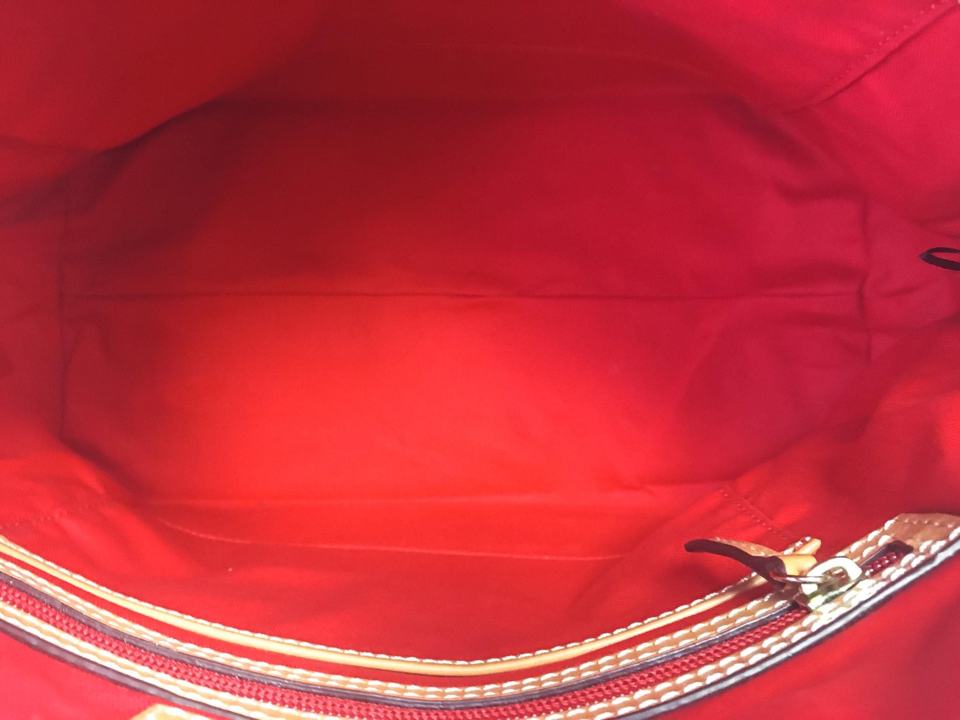 Modern Dooney and Bourke Celeste Brown Monogram Leather Crossbody Satchel Tote Bag, Classy Everyday Dooney Handbag