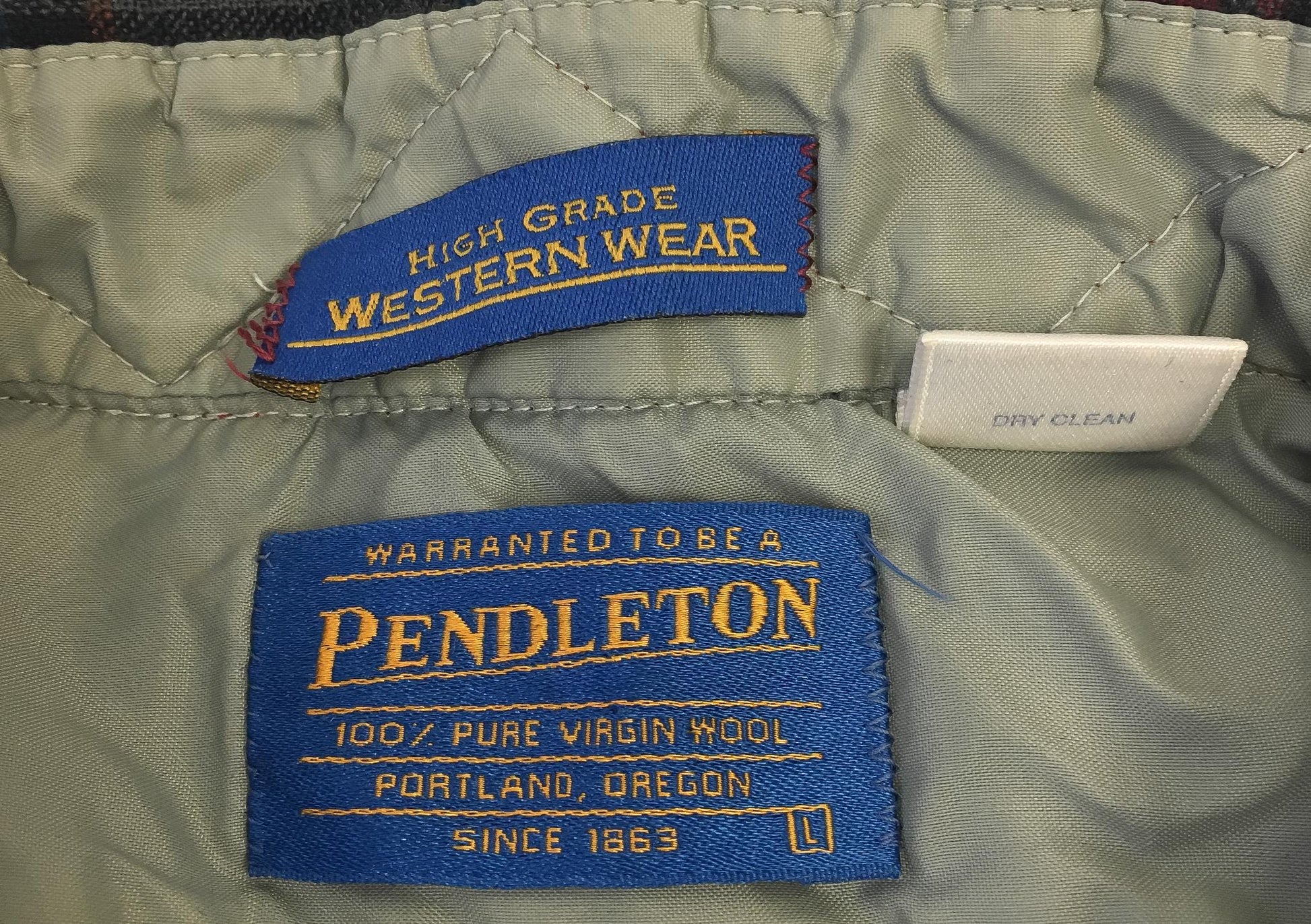 Vintage Pendleton Red/Blue/Green Plaid Wool Oxford Flannel Button Up, Unisex Sz. M, Vintage Western Shirt