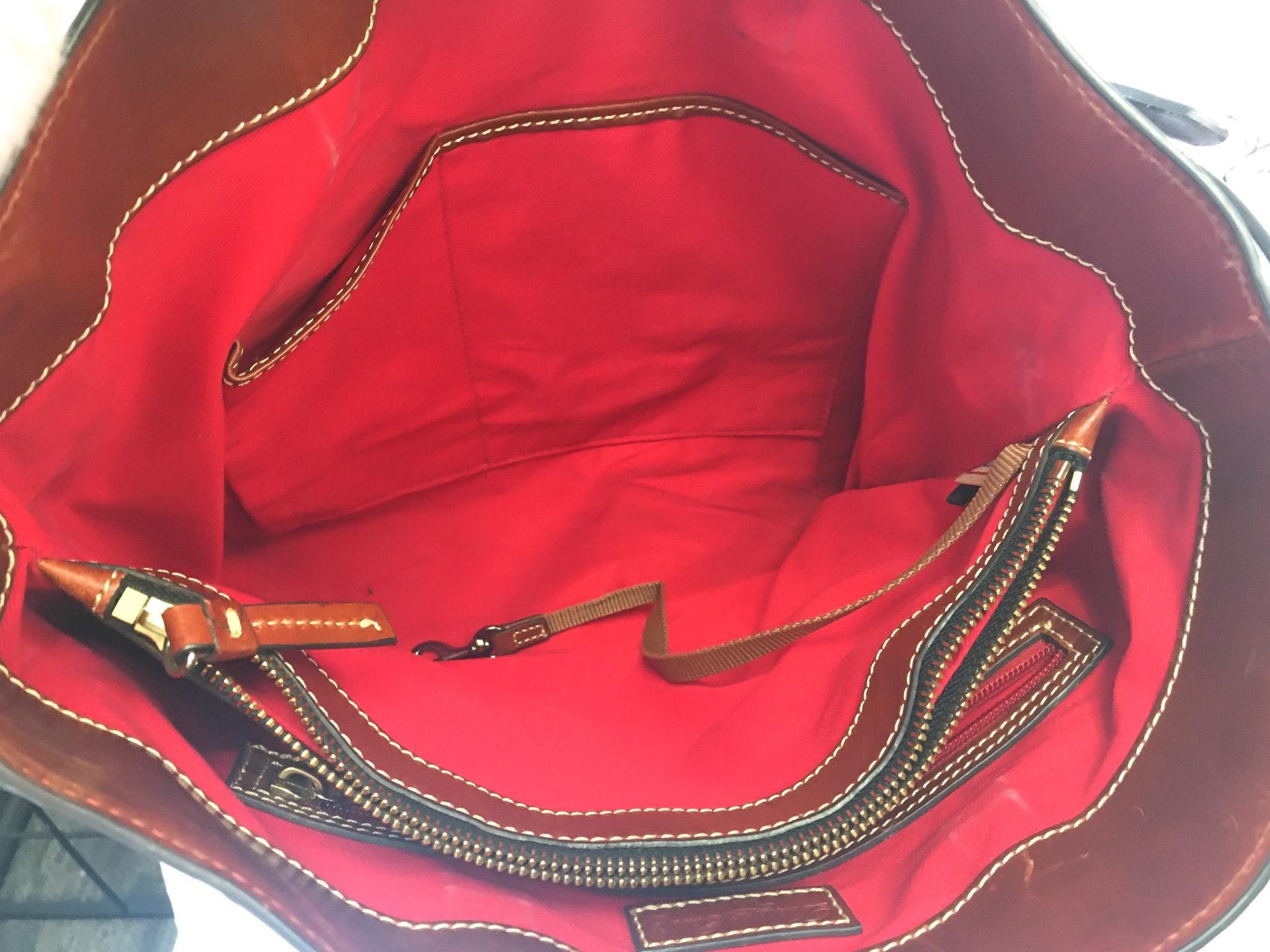 Dooney and Bourke Charleston Black Ostrich Leather Crossbody Top Handle Satchel Bag, Unique Dooney and Bourke Handbag