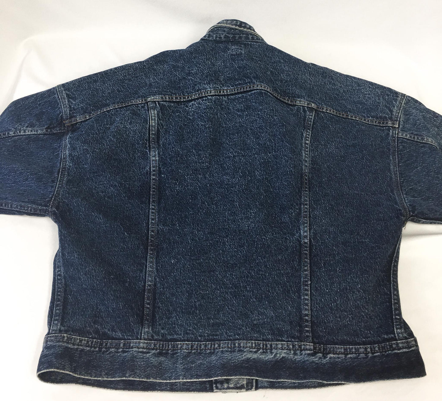 90s Lee Dark Acid Washed Denim Jean Jacket, Men's Sz. Small, Vintage Unisex Denim Jacket