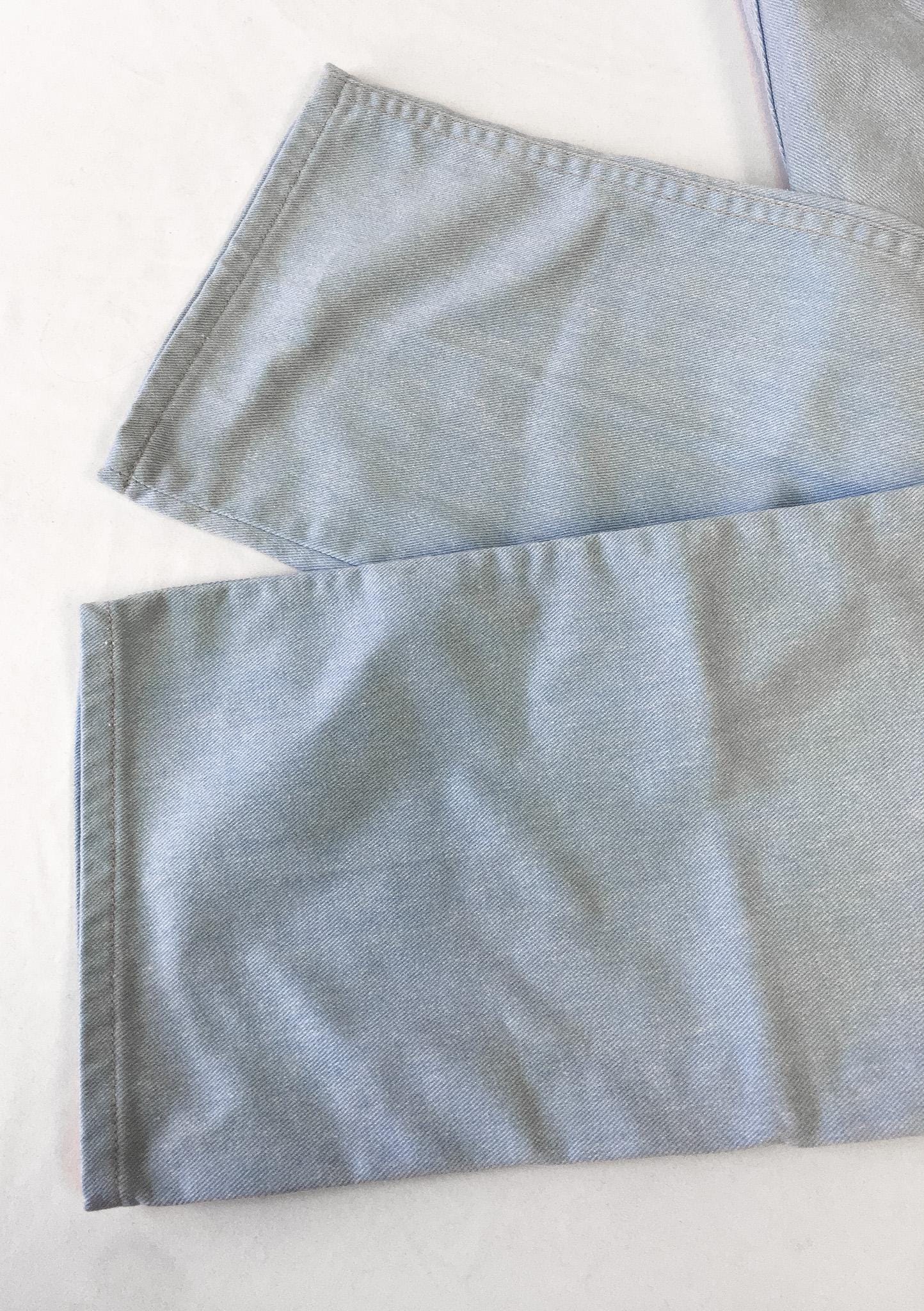 Vintage 70s Maverick Light Wash High Rise Unisex Bootcut Jeans, Sz. 32" x 30", Vintage Western Jeans