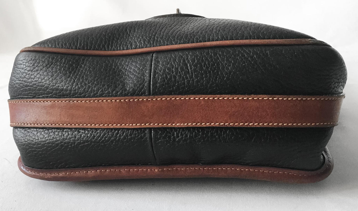 Vintage 90s Coach Sheridan Greensboro Black Crossbody Bag, Made in Italy