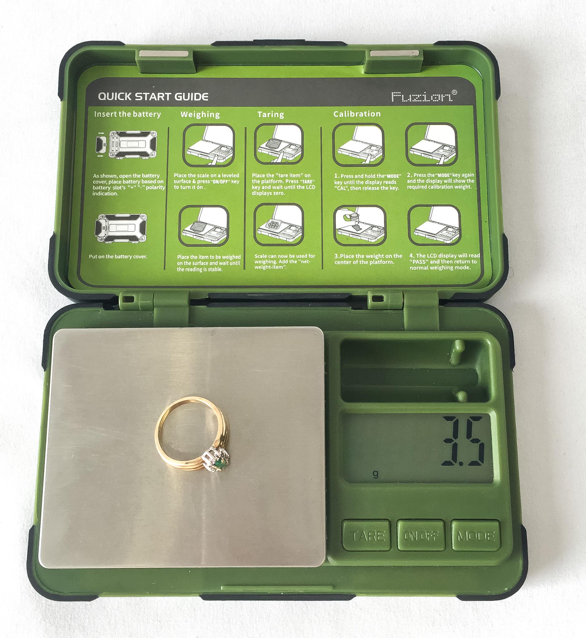 Vintage Columbian 10K Emerald Diamond Estate Ring Size 6, Art Deco Estate Jewelry