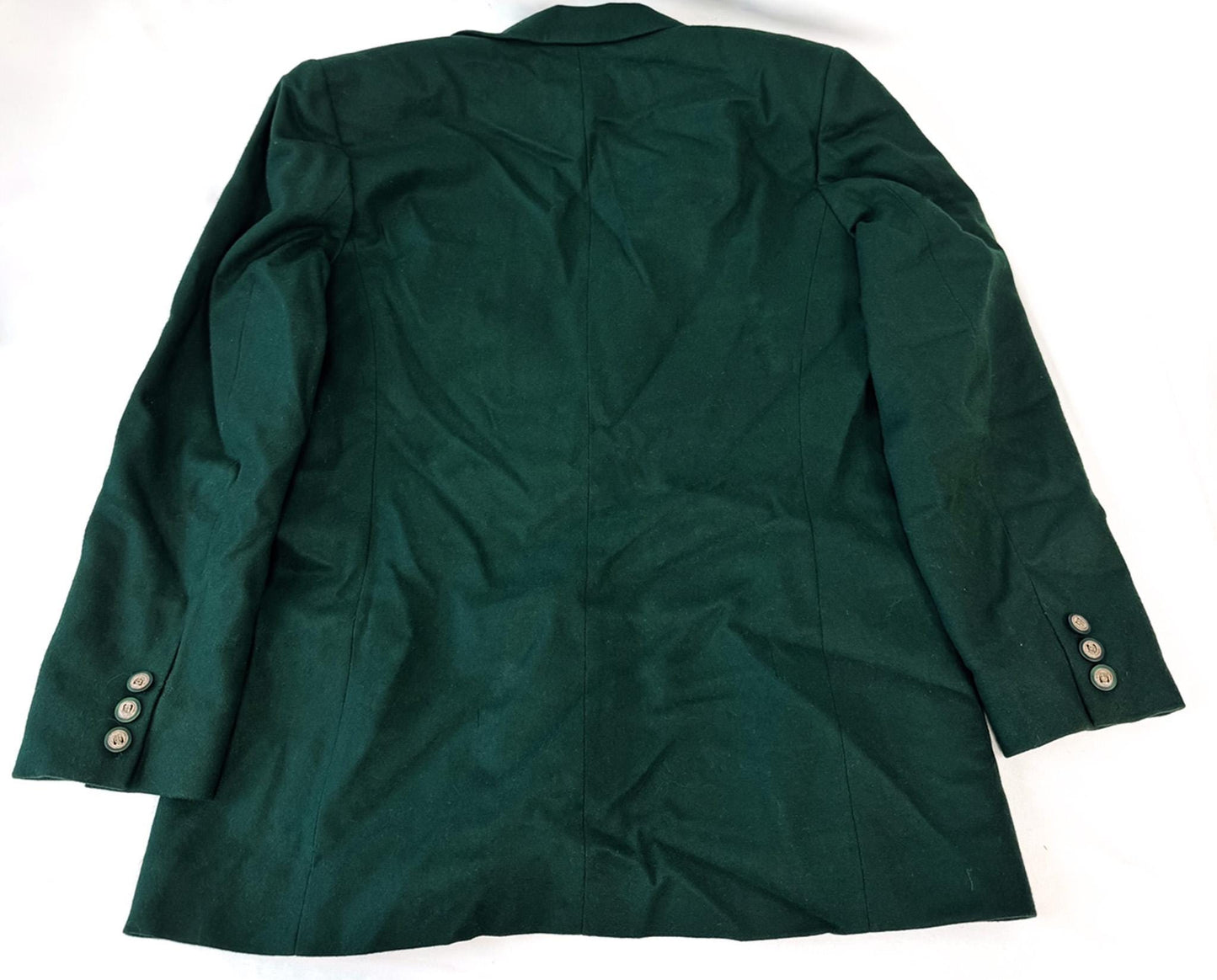 Vintage 90s Pendleton Forest Green Wool Blazer, Women's Sz. M