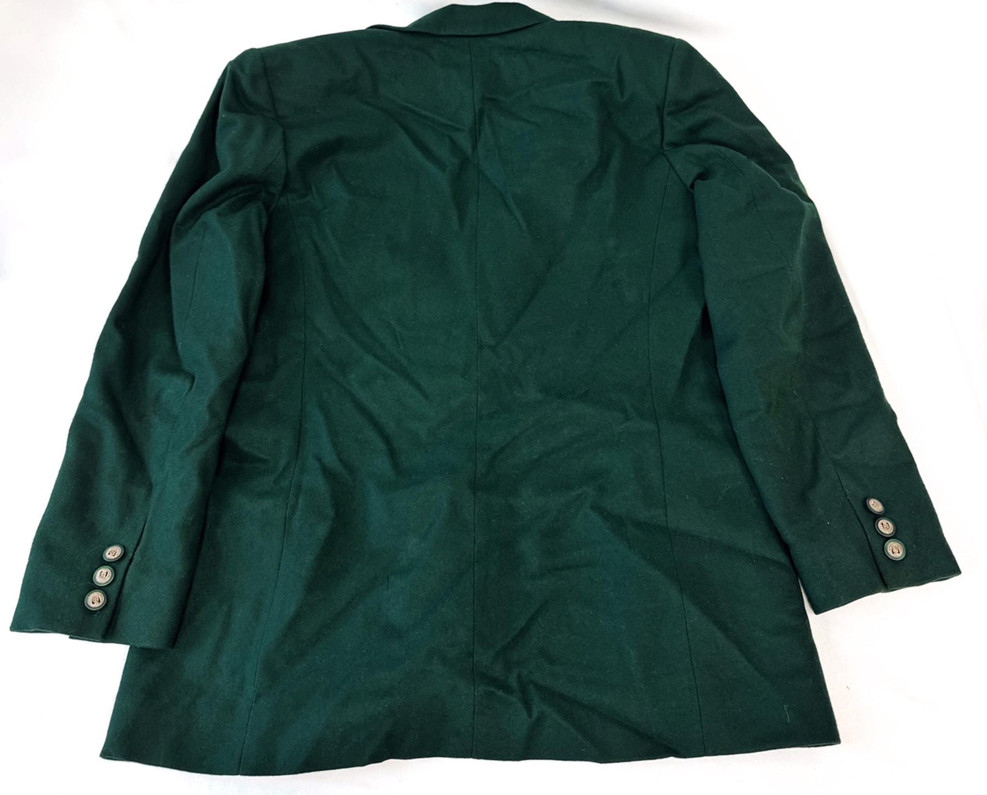 Vintage 90s Pendleton Forest Green Wool Blazer, Women's Sz. M