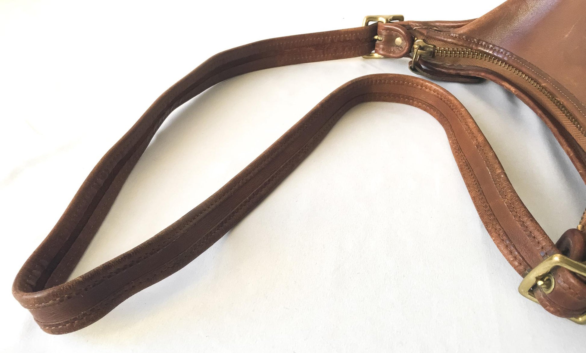 Vintage Coach Janice Legacy Brown Leather Crossbody Bag, Style 9950