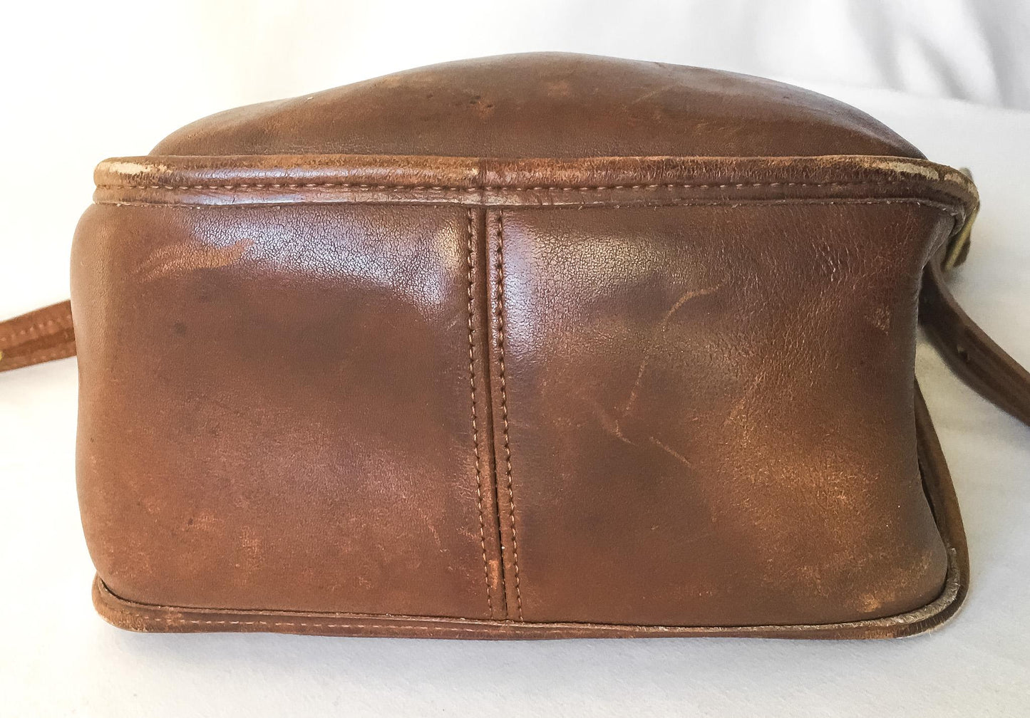 Vintage Coach Janice Legacy Brown Leather Crossbody Bag, Style 9950