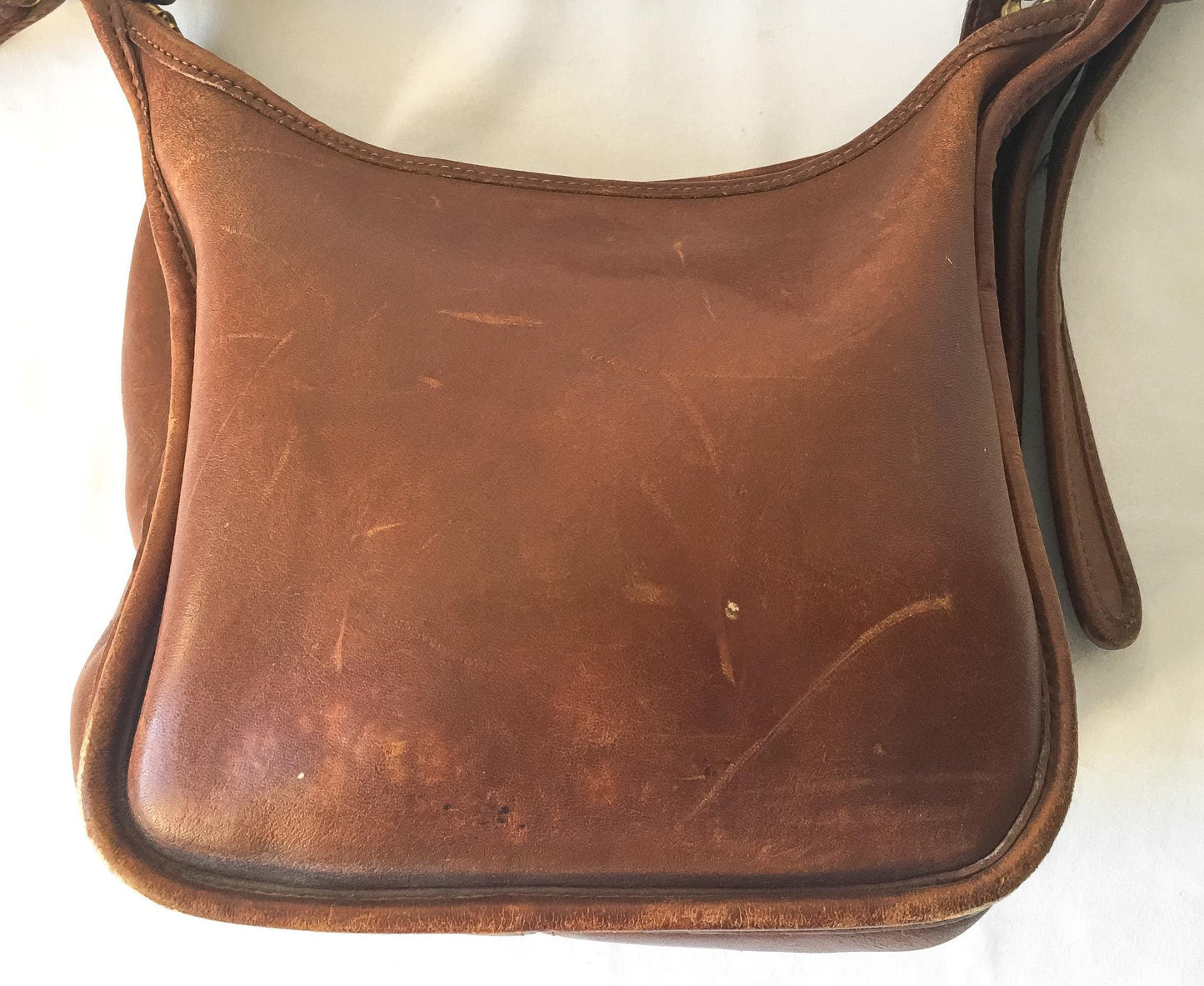 Vintage Coach Janice Legacy Brown Leather Crossbody Bag, Style 9950