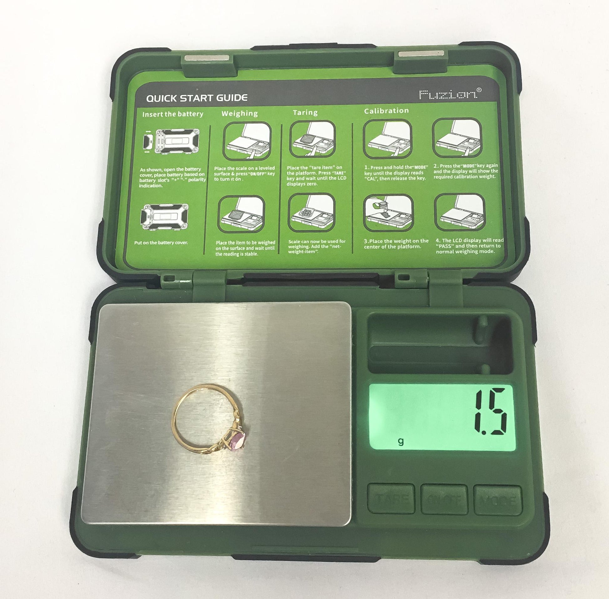 10K Yellow Gold Diamond Pink Ruby Heart Stone Ring, Sz 6.75 - 7, Vintage Regal Elegant Princess Style Statement Engagement Promise Ring