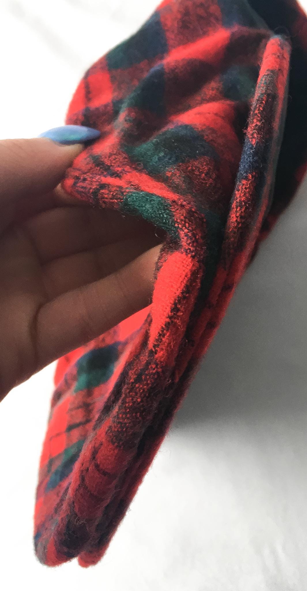 Vintage Pendleton Red Plaid Wool Newsboy Cap, Sz. M, Vintage Preppy Style Hat