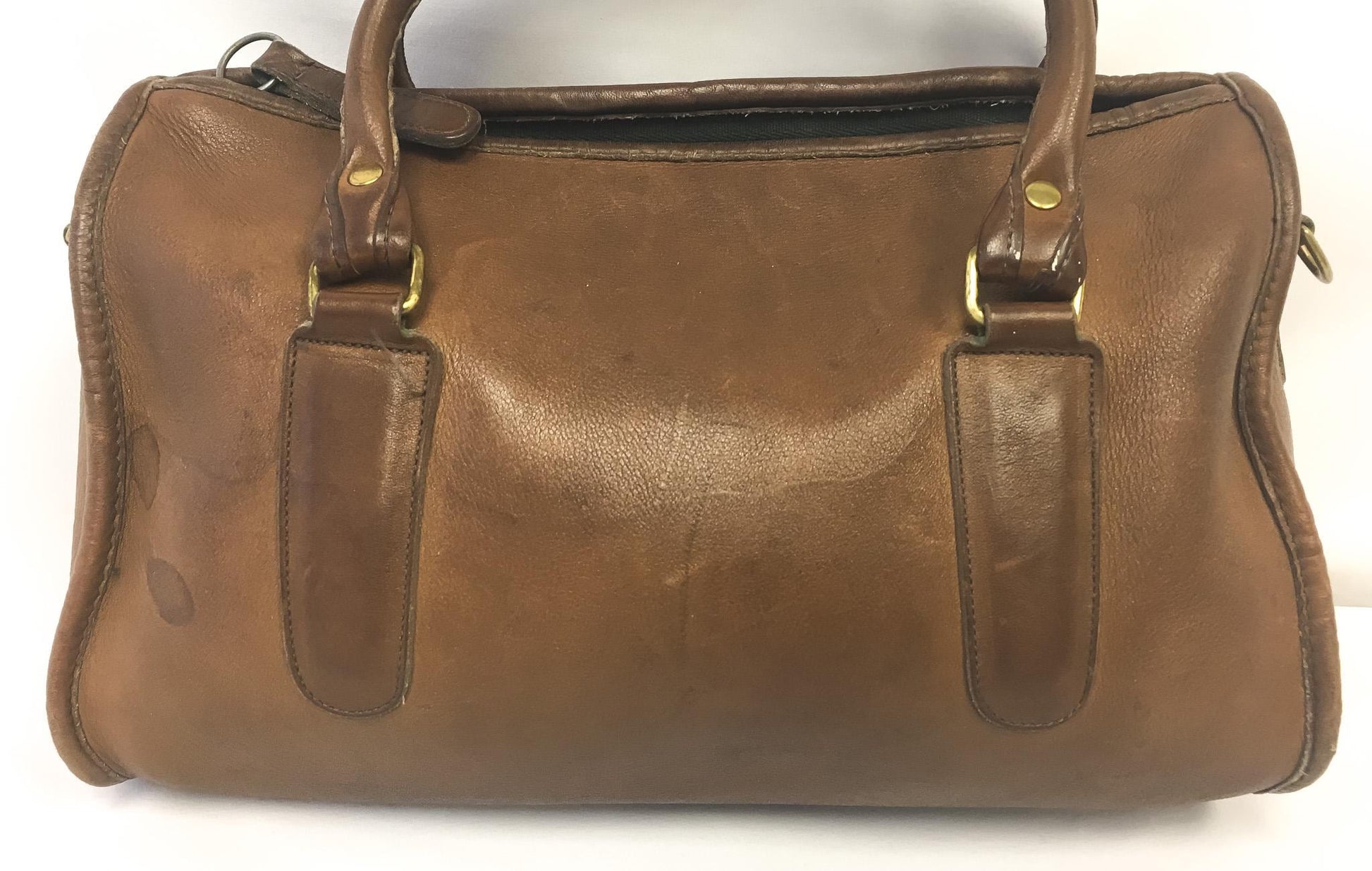 Vintage 60s/70s Coach Madison Brown Leather Satchel with Detachable Crossbody Strap, Vintage Rare Coach Handbag
