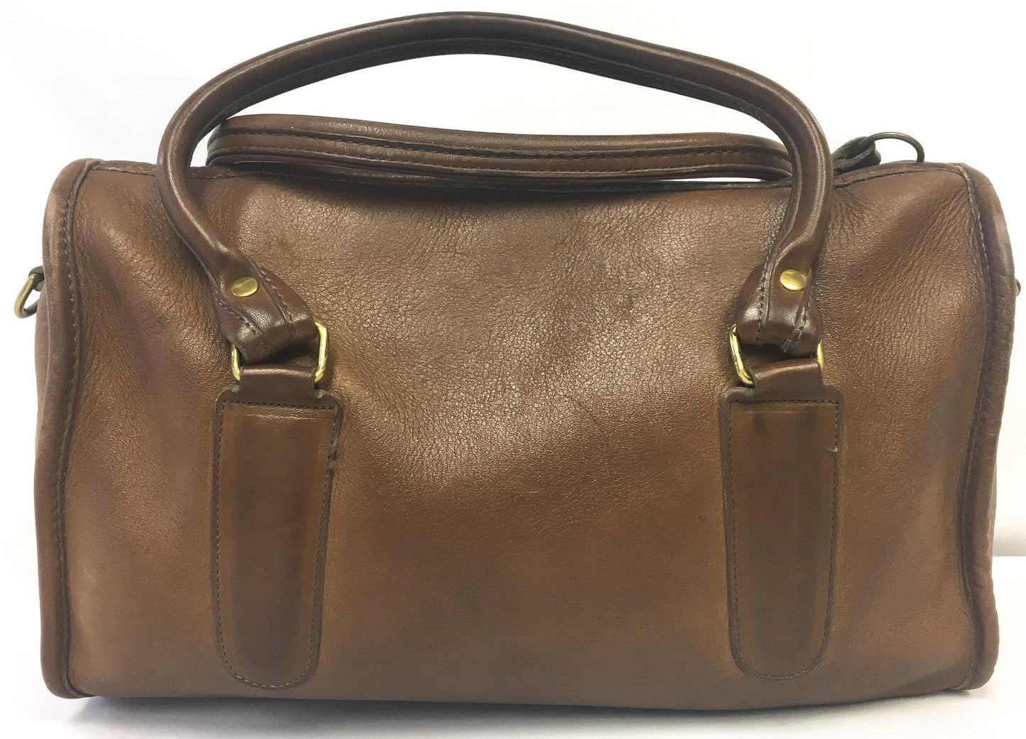 Vintage 60s/70s Coach Madison Brown Leather Satchel with Detachable Crossbody Strap, Vintage Rare Coach Handbag