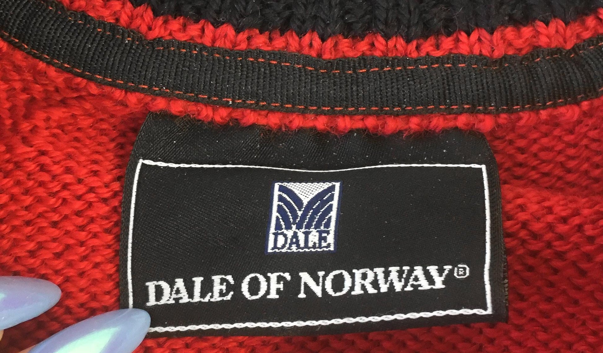 Dale of Norway Red Fair Isle Snowflake Heart Wool Nordic Mock Neck Quarter Zip Sweater, Women's Sz. XS/S