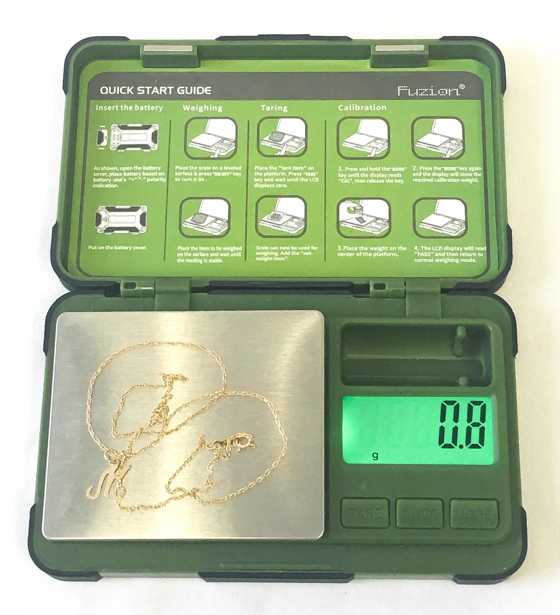 Vintage 14K Yellow Gold Cursive 'M' Monogram Initial 18" Pendant Necklace, Dainty Simple Everyday Initial Necklace