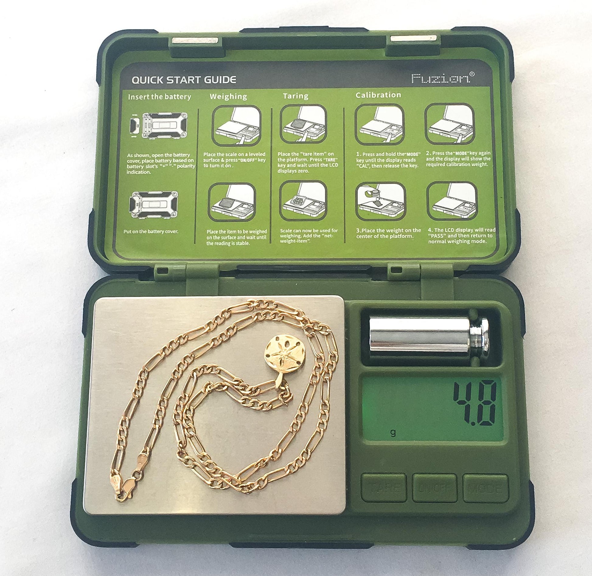 Vintage 14K Sand Dollar Pendant Necklace on 14K Italy Figaro Chain, 18", Beachy Boho Coastal Nautical Jewelry