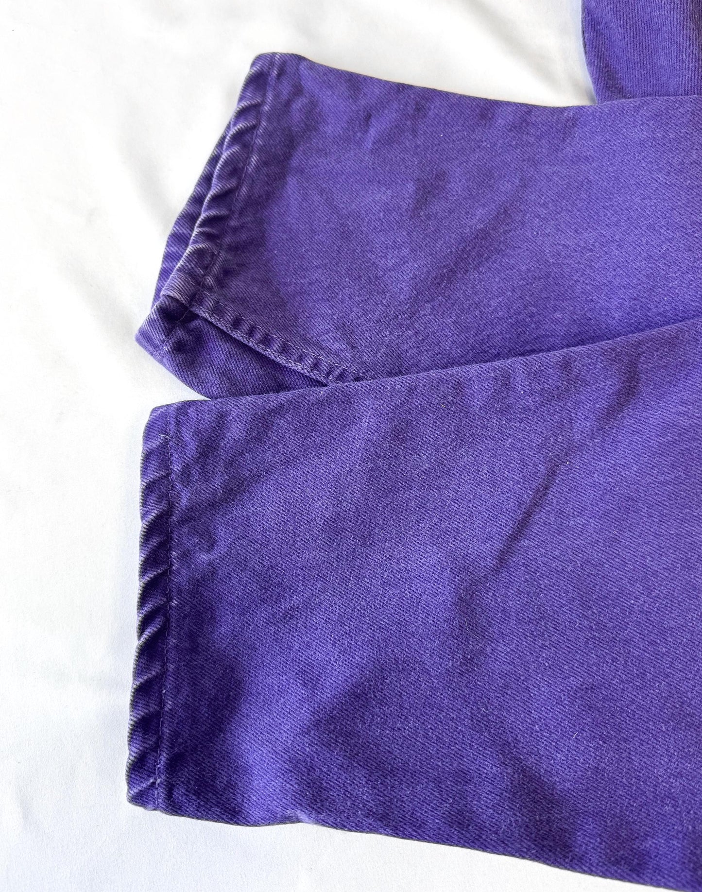 Vintage 70s Levi's Orange Tab 560 Purple High Rise Tapered Jeans, 30" x 31"