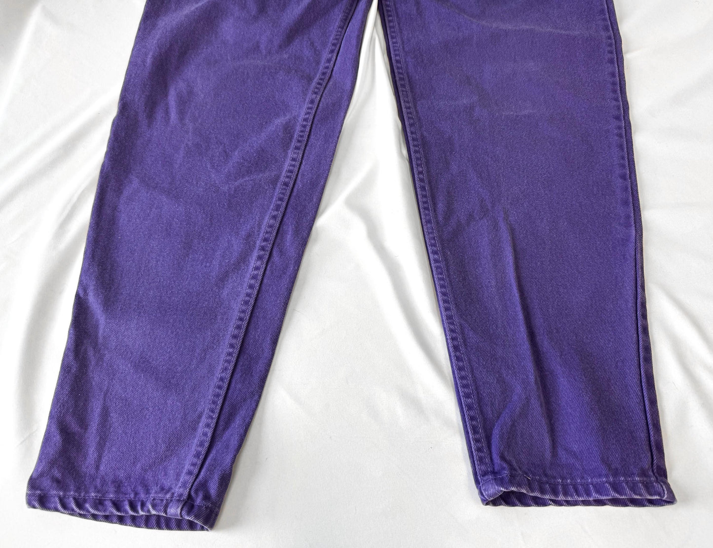 Vintage 70s Levi's Orange Tab 560 Purple High Rise Tapered Jeans, 30" x 31"