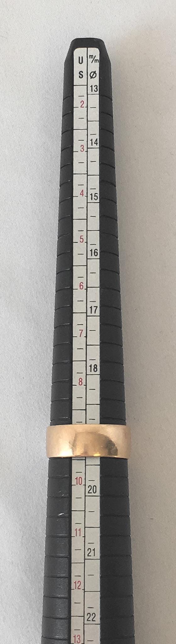 Vintage 14K Yellow Gold Smooth Thick Band Ring, Sz. 9, 7mm Width, Simple Everyday Stackable Ring