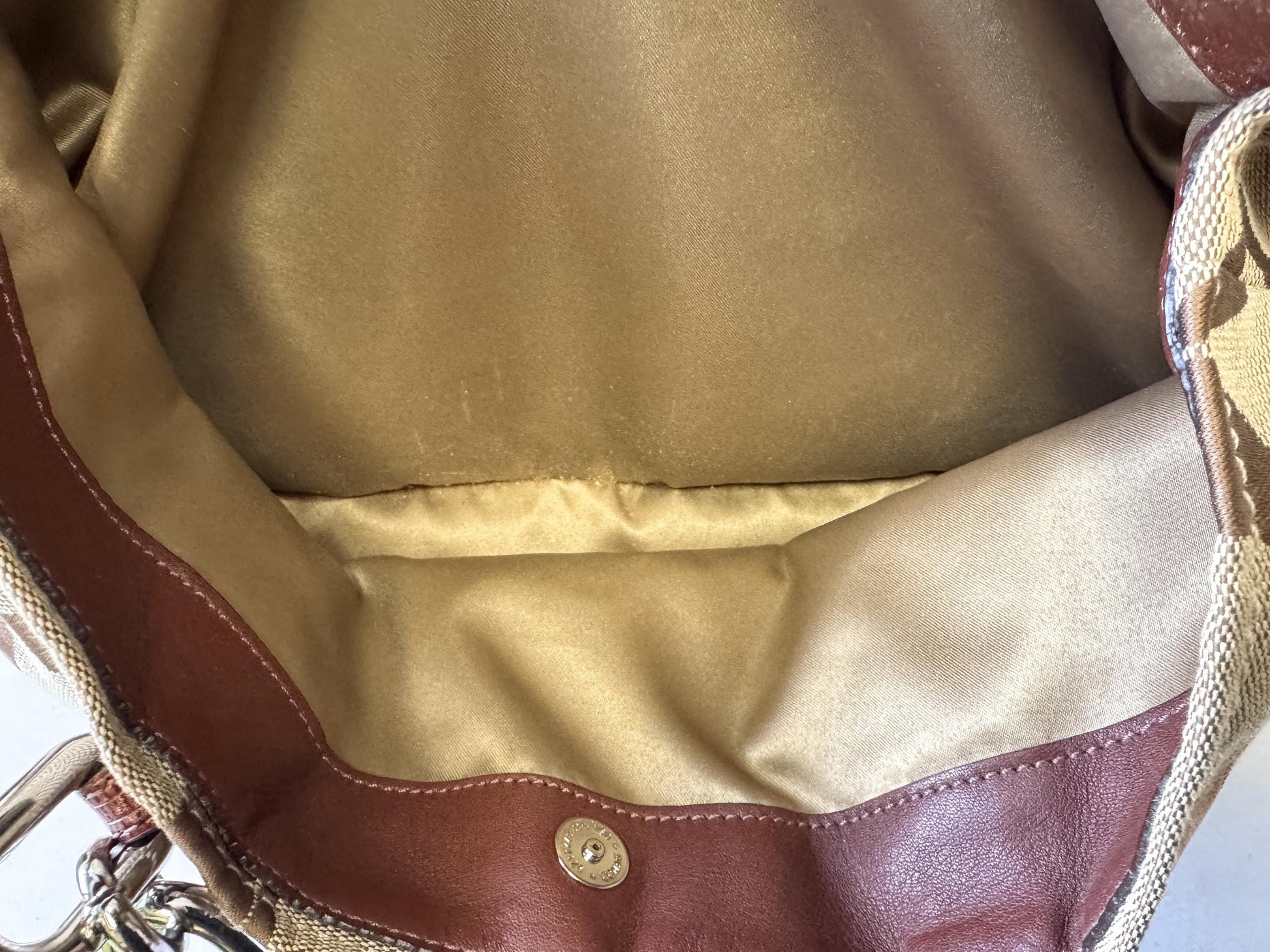 Y2K 00s Coach Chelsea Signature Jayden Carryall Satchel Shoulder Tote Bag Style 17806