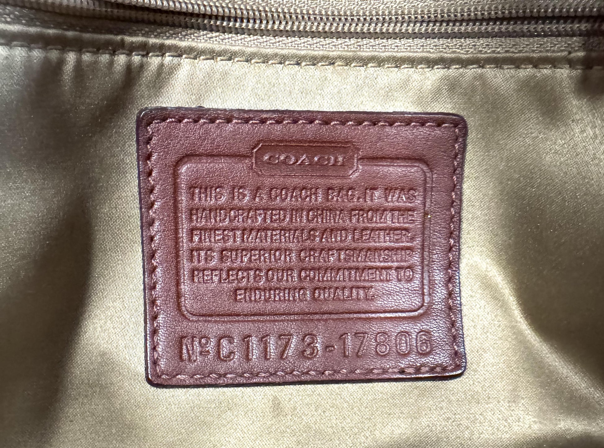 Y2K 00s Coach Chelsea Signature Jayden Carryall Satchel Shoulder Tote Bag Style 17806