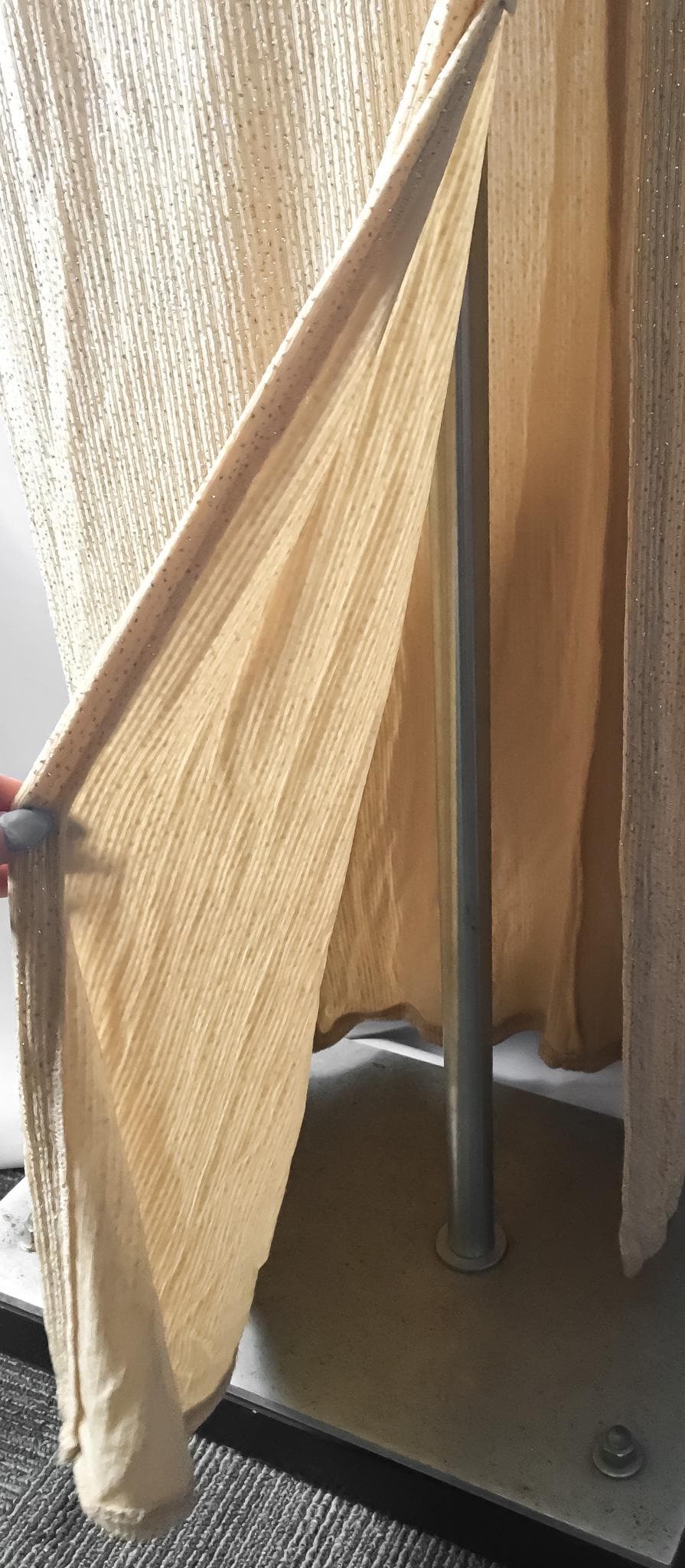 90s Dave and Johnny Beige Champagne Glitter Marilyn Monroe Style Open Back Bodycon Dress, Sz. 4, Art Deco Cocktail Style Evening Gown