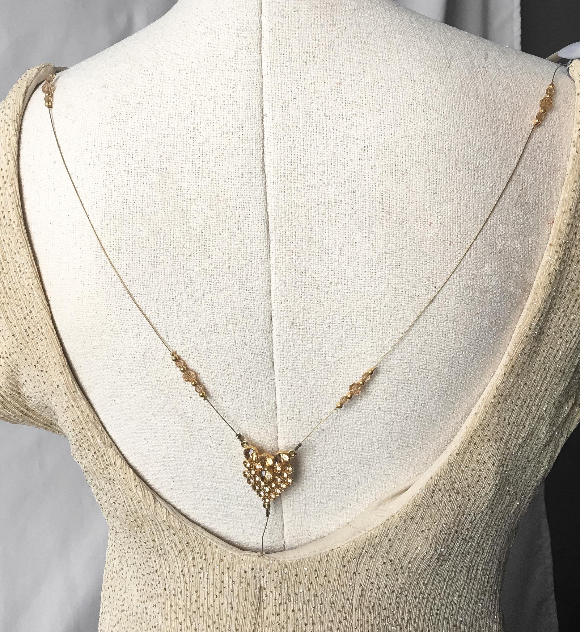 90s Dave and Johnny Beige Champagne Glitter Marilyn Monroe Style Open Back Bodycon Dress, Sz. 4, Art Deco Cocktail Style Evening Gown