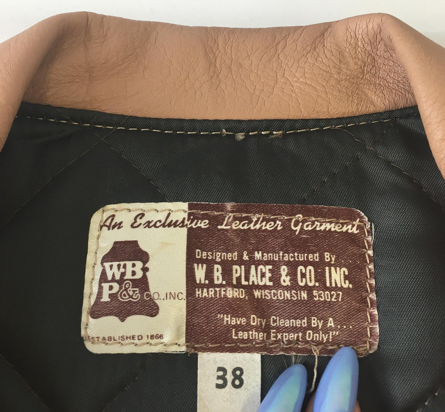 Vintage 50s Salmon Pink Leather Fringe Zip Up Jacket, Women's Sz. S/M, Unique Western Style Jacket