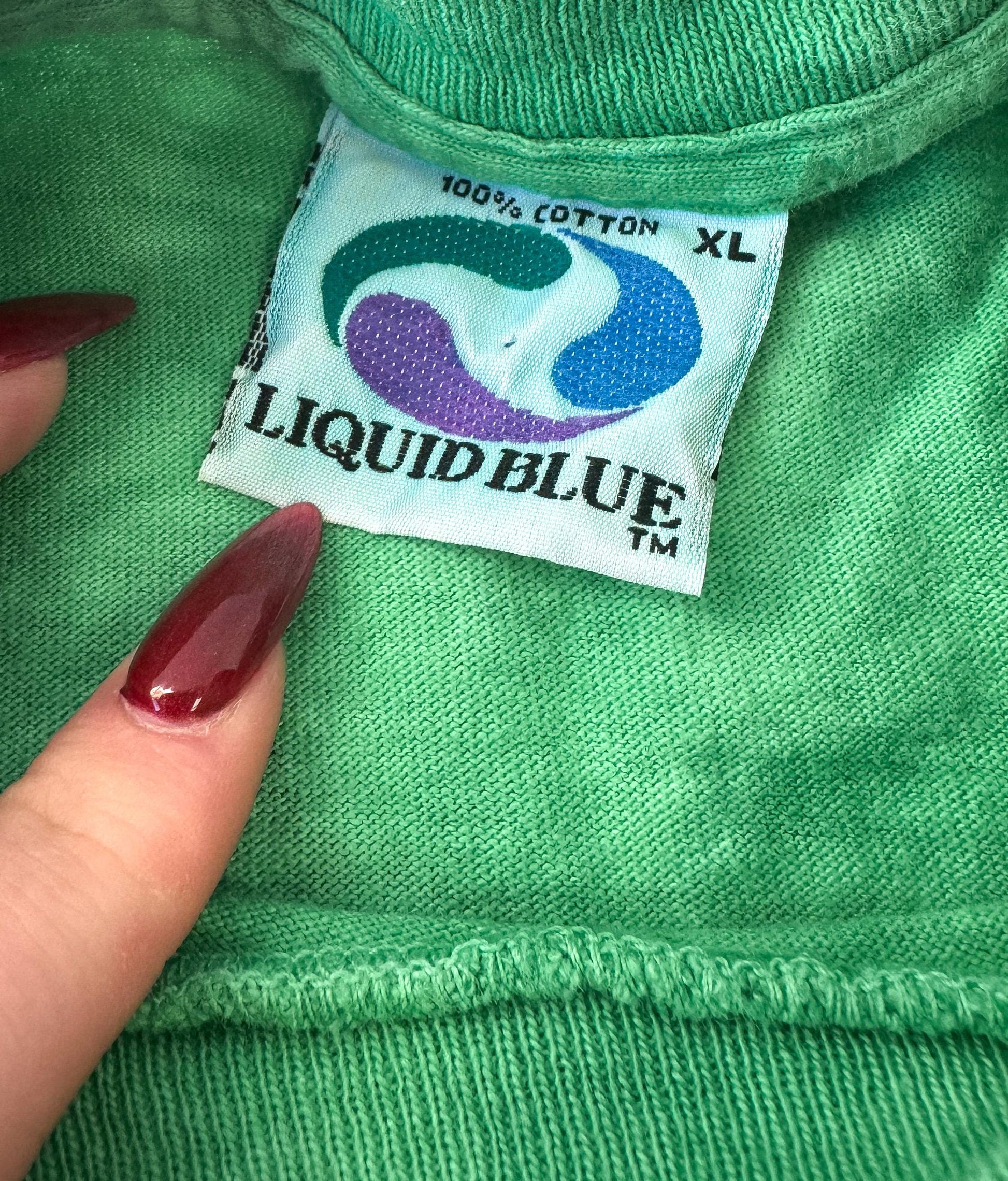 Vintage 1995 Grateful Dead Liquid Blue Dead Treads T-Shirt, Men's Sz. XL