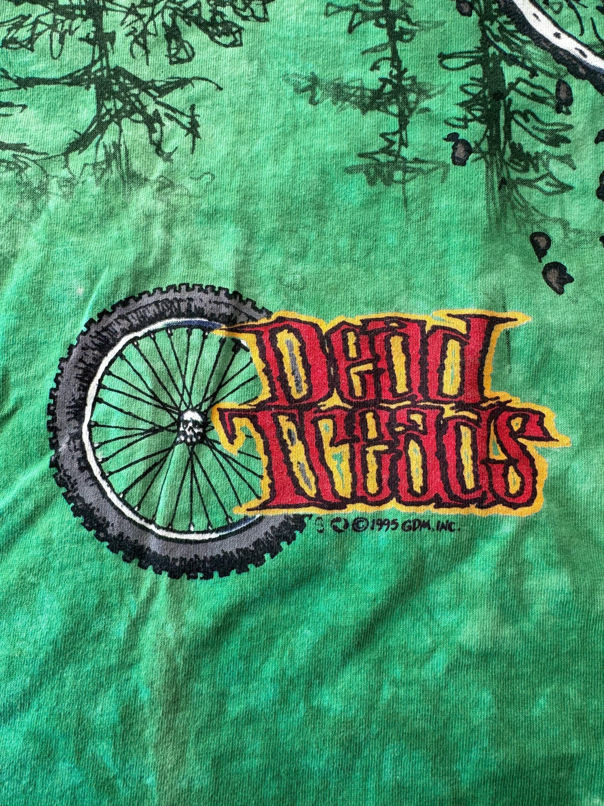 Vintage 1995 Grateful Dead Liquid Blue Dead Treads T-Shirt, Men's Sz. XL