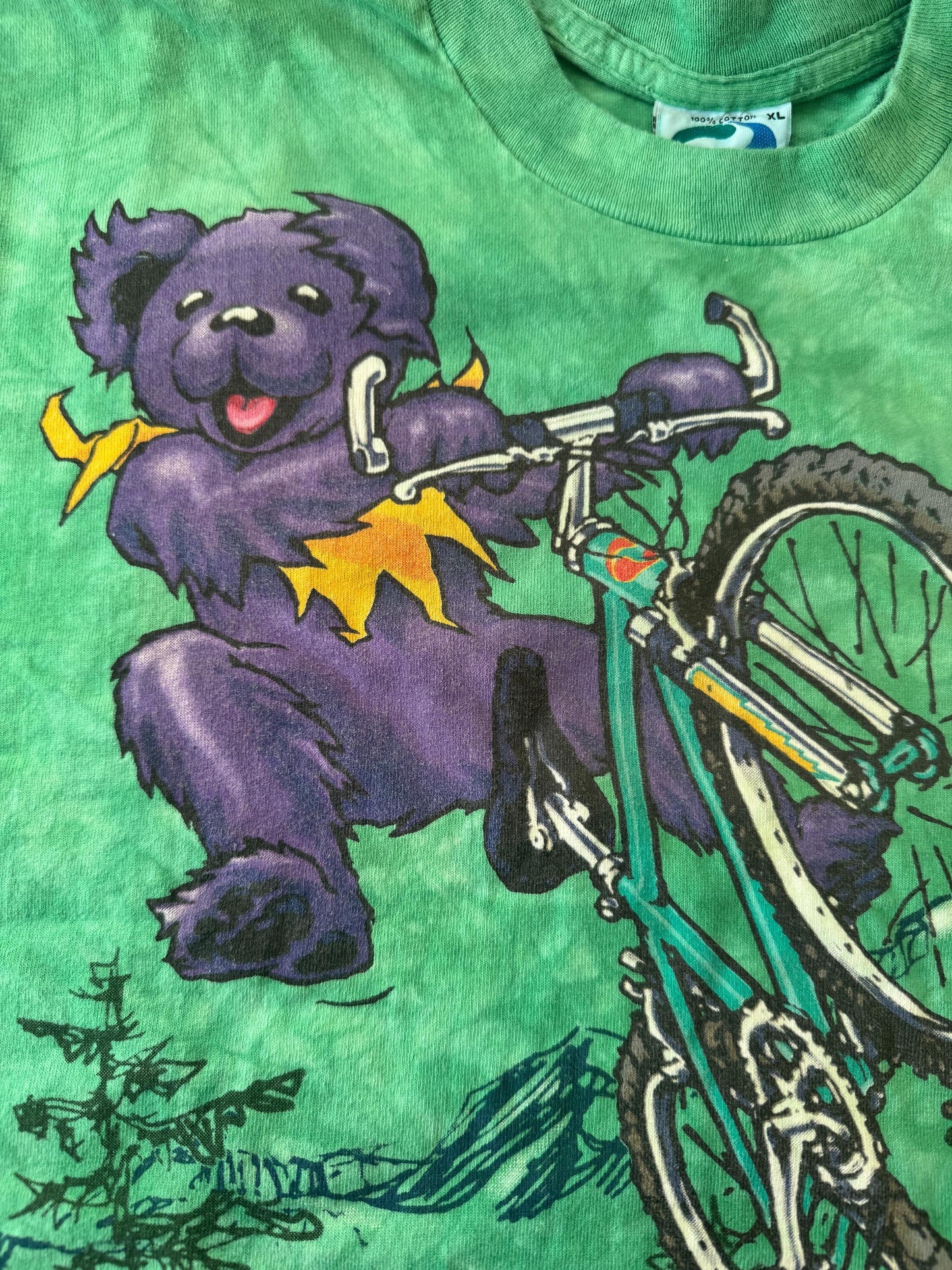 Vintage 1995 Grateful Dead Liquid Blue Dead Treads T-Shirt, Men's Sz. XL