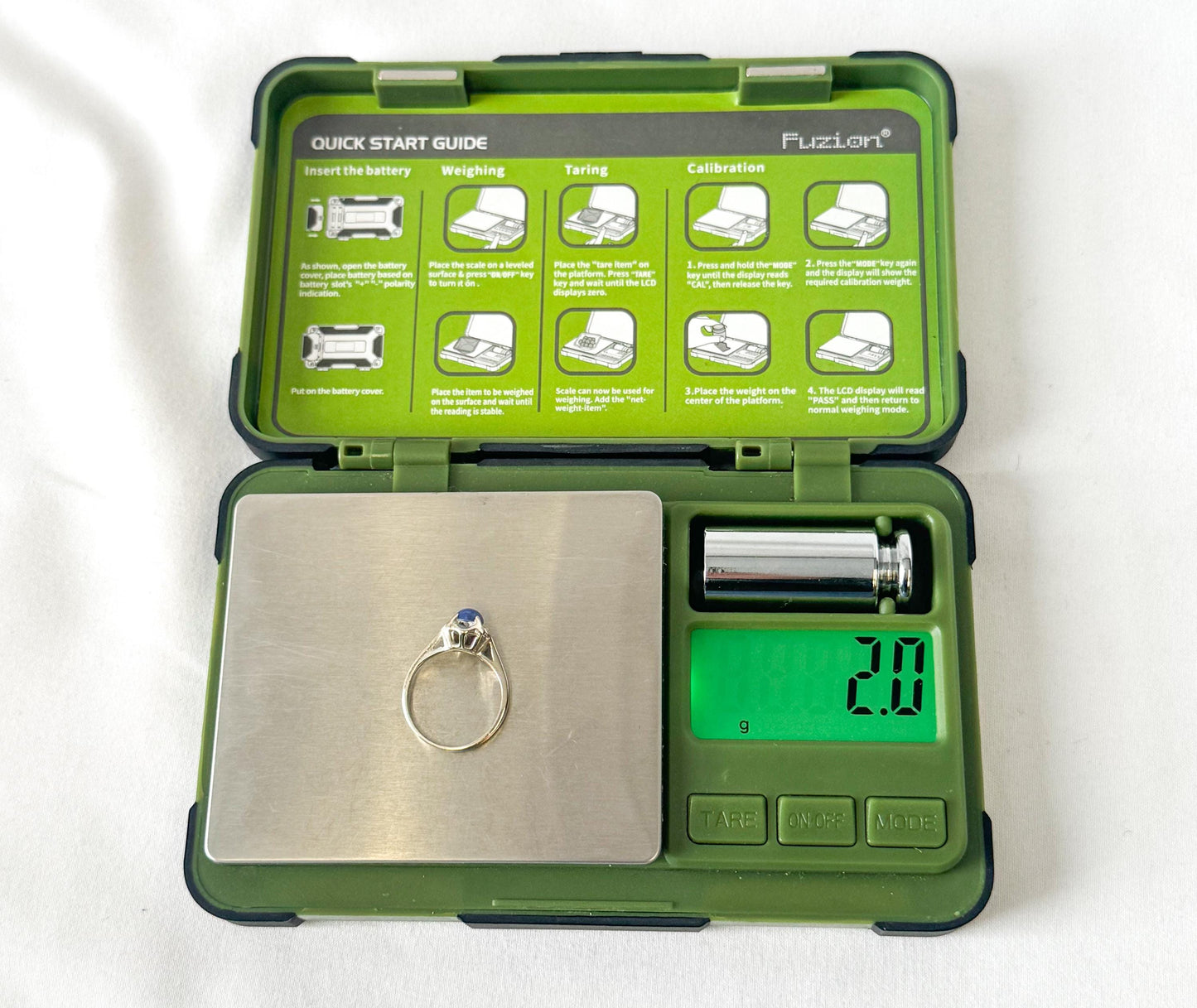 Vintage 10K Yellow Gold Blue Sapphire Flower Ring, Sz. 5, Dainty Everyday Simple Ring