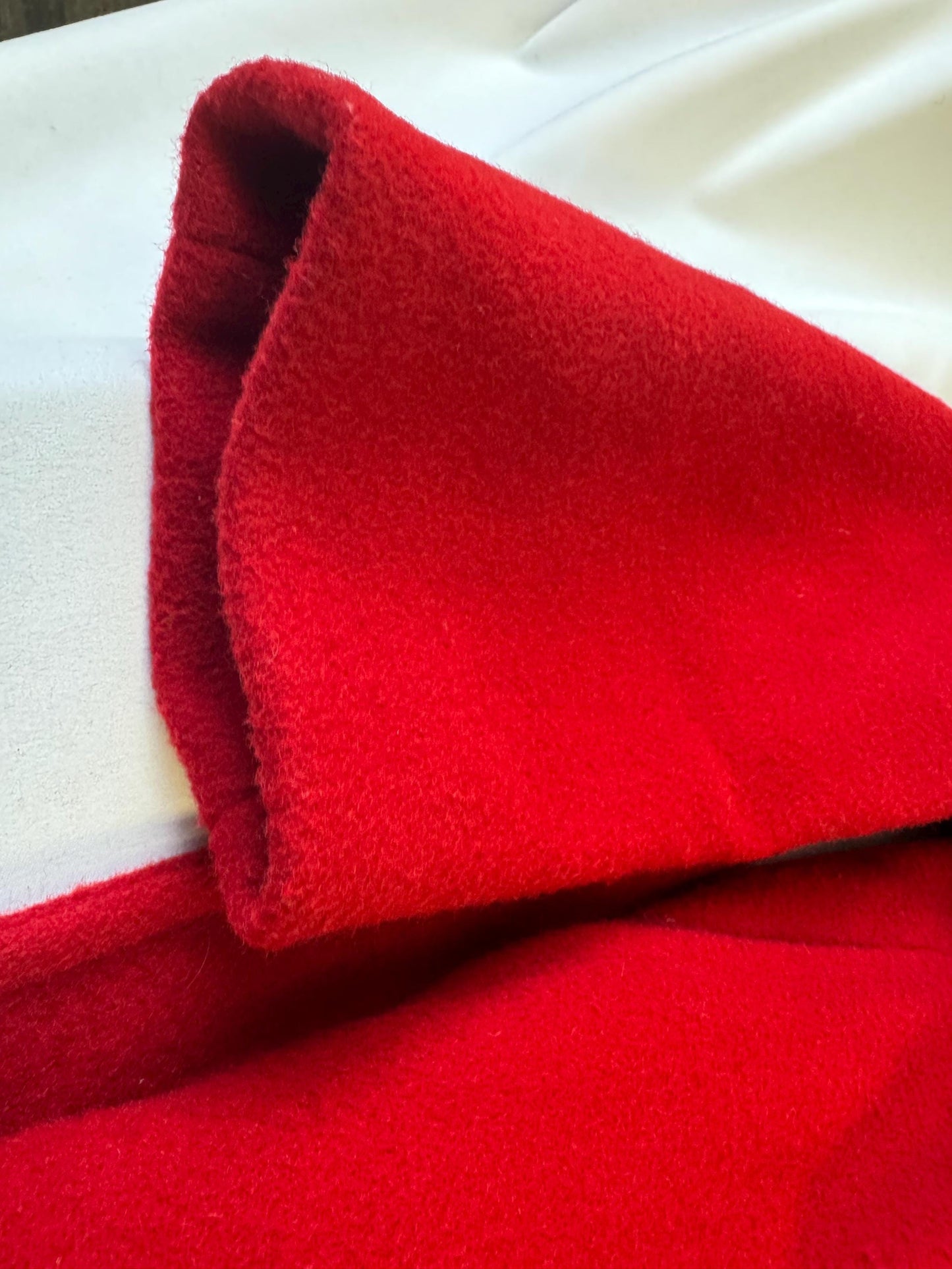 Vintage 80s Pendleton Red Wool Long Wrap Trench Coat, Women's XS/S