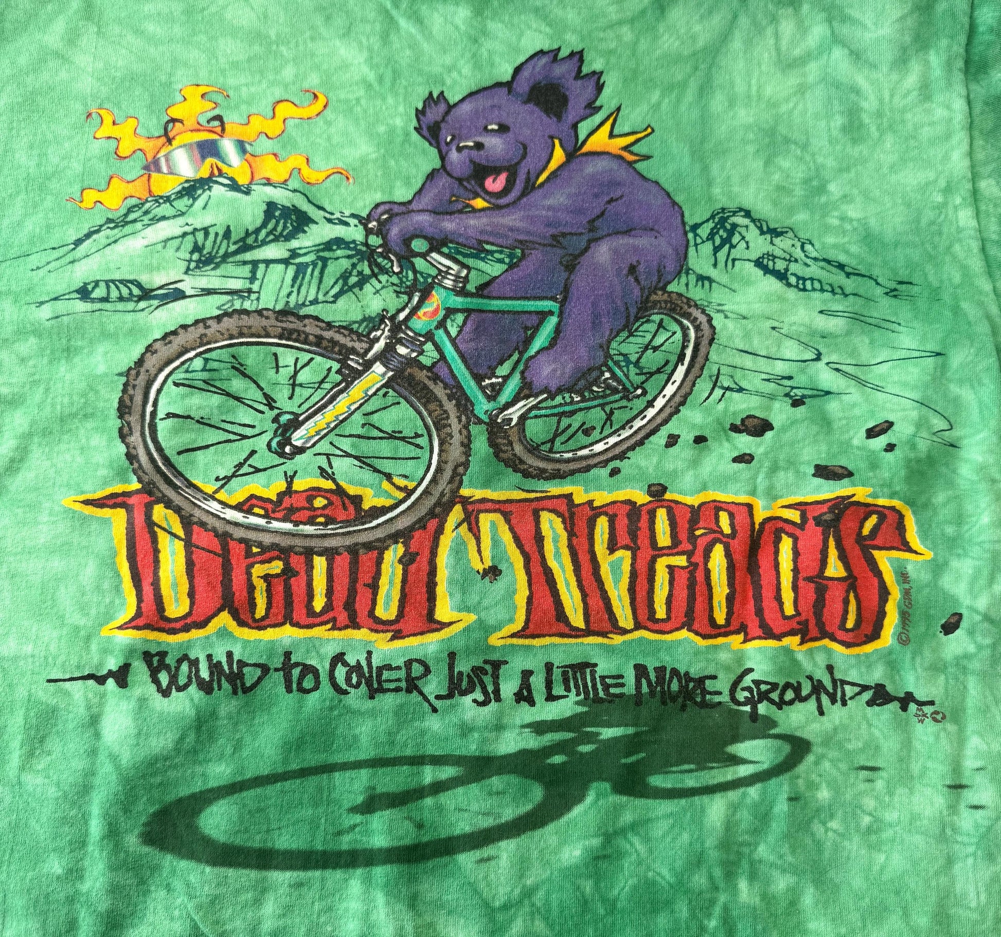 Vintage 1995 Grateful Dead Liquid Blue Dead Treads T-Shirt, Men's Sz. XL