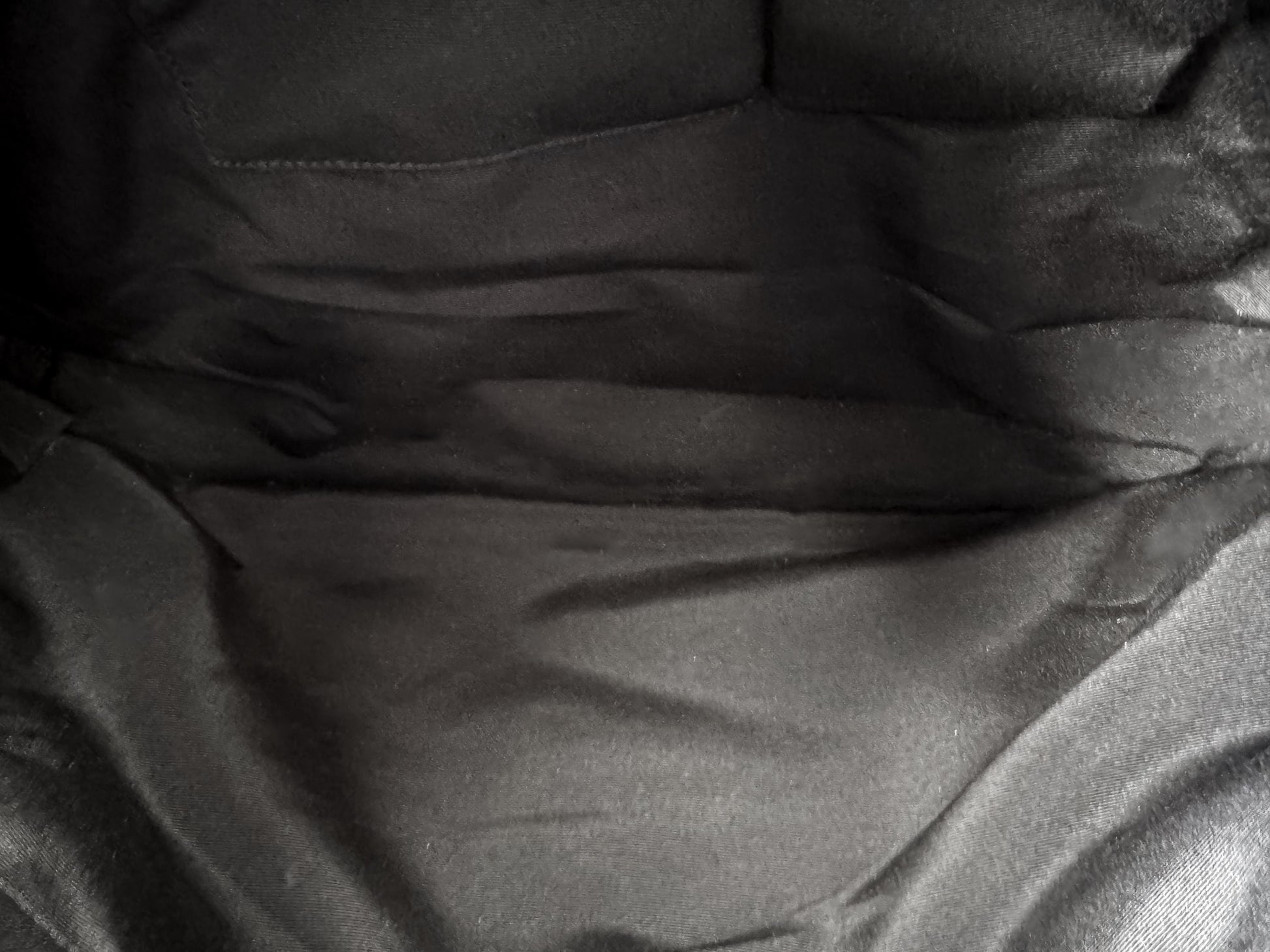 Y2K 00s Coach Black Soho Hampton Pleated Patent Leather Trim Satchel Shoulder Bag, Style 13473