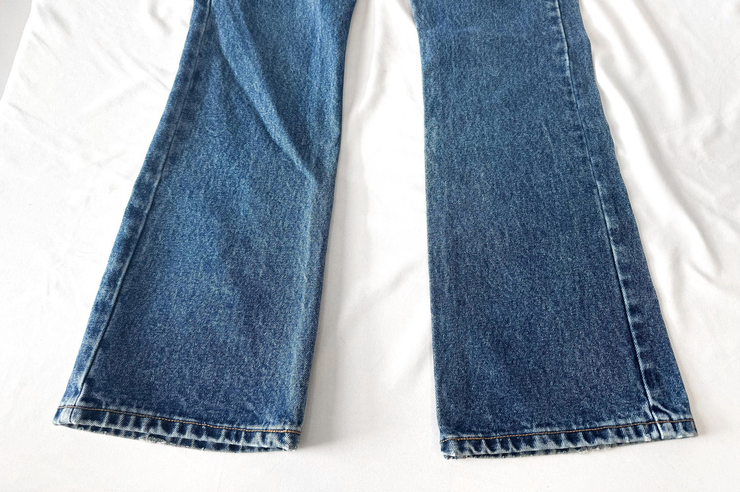 Vintage Lawman's Medium Wash Mid Rise Bootcut Jeans, Women's 26" x 30", Vintage Western Jeans