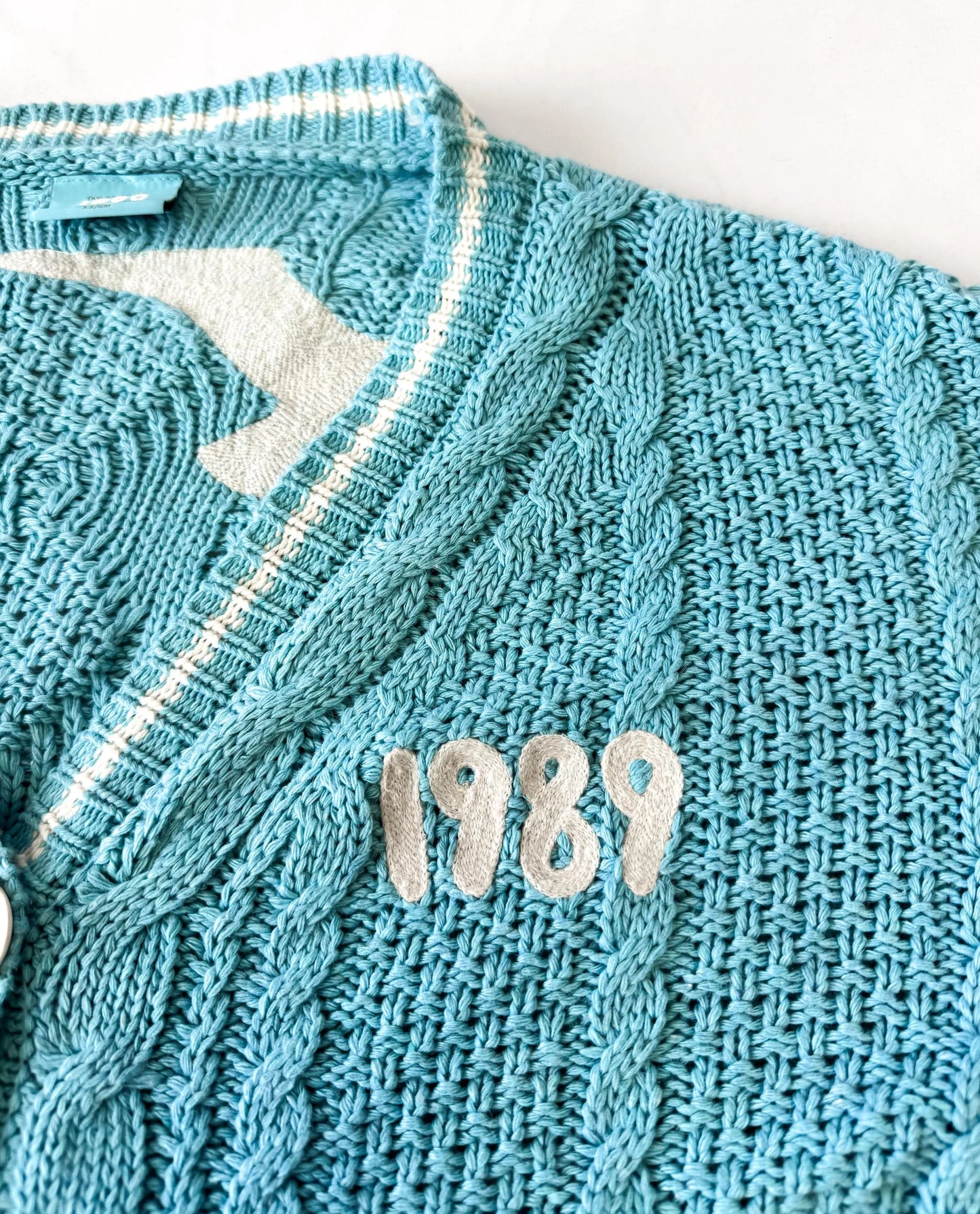 Taylor Swift 1989 Taylor's Version Teal Cardigan, Sz. XS/S