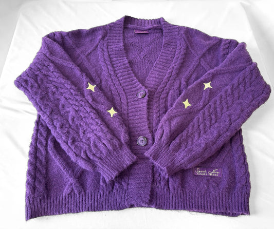 Taylor Swift Speak Now Taylor's Version Purple Cardigan, Sz. XS/S