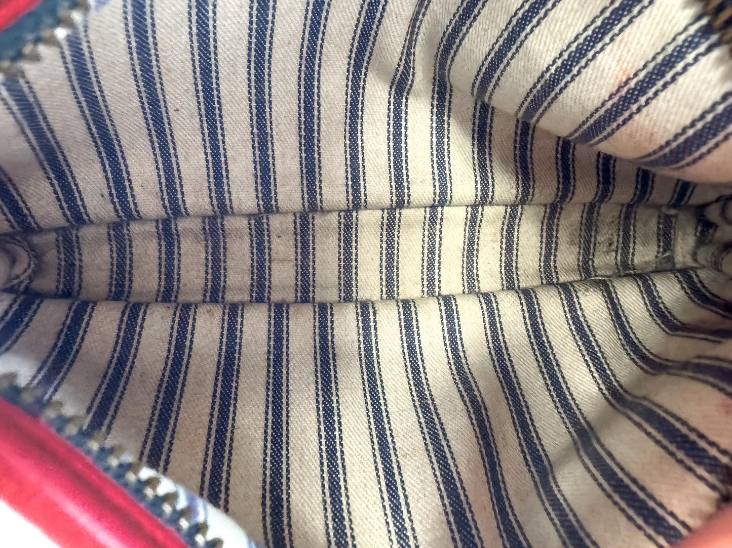 Vintage Coach Red Leather Chunky Case Pouch