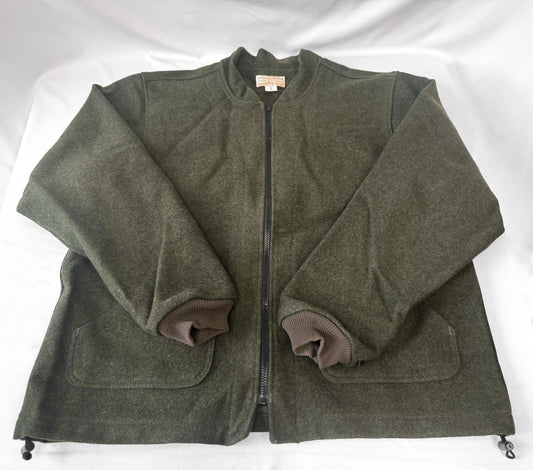 Vintage Filson Mackinaw Wool Olive Green Jacket Liner, Men's Sz. XXL